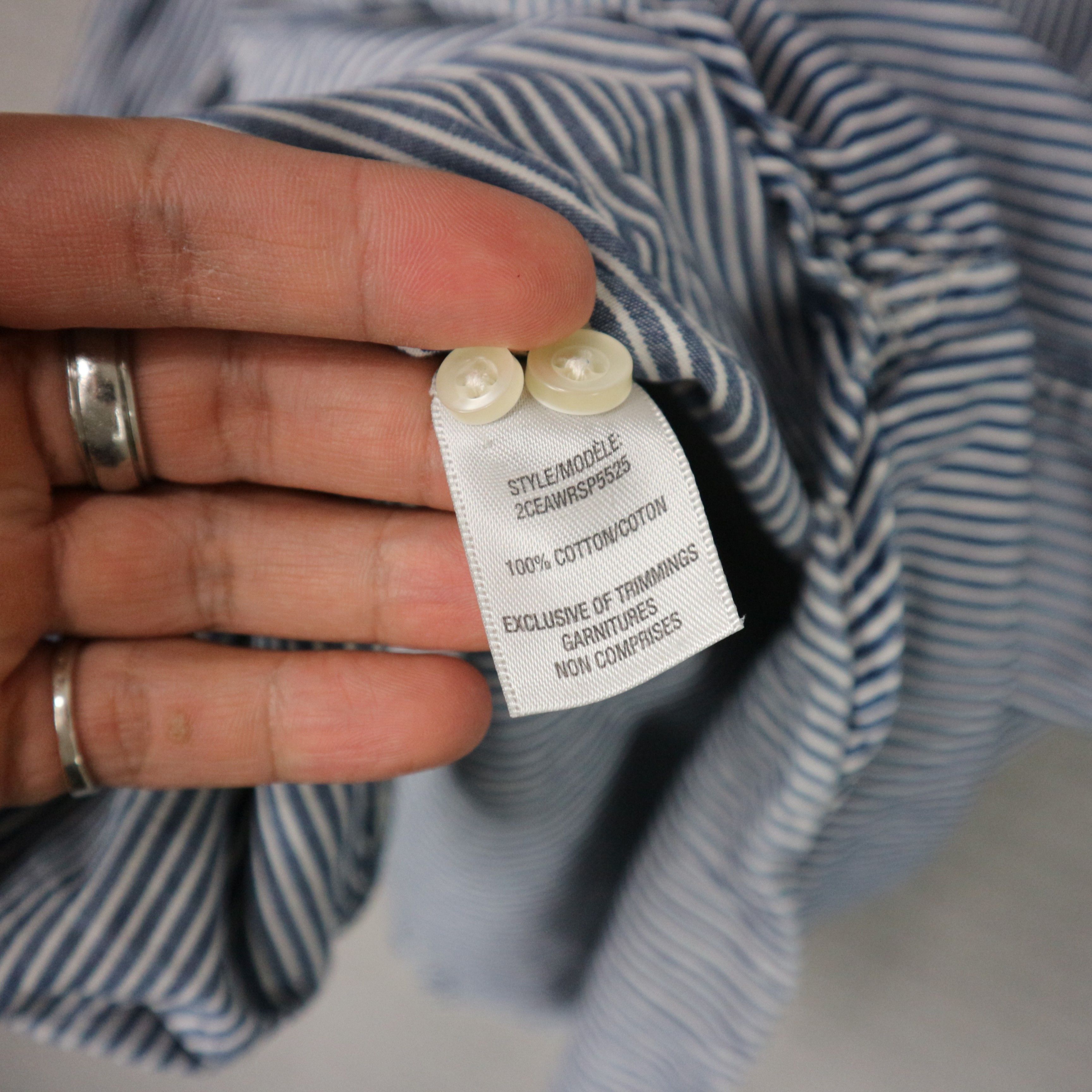 Windriver Windriver Cotton Stripped Button Up Longsleeve Large Size US L / EU 52-54 / 3 - 5 Thumbnail