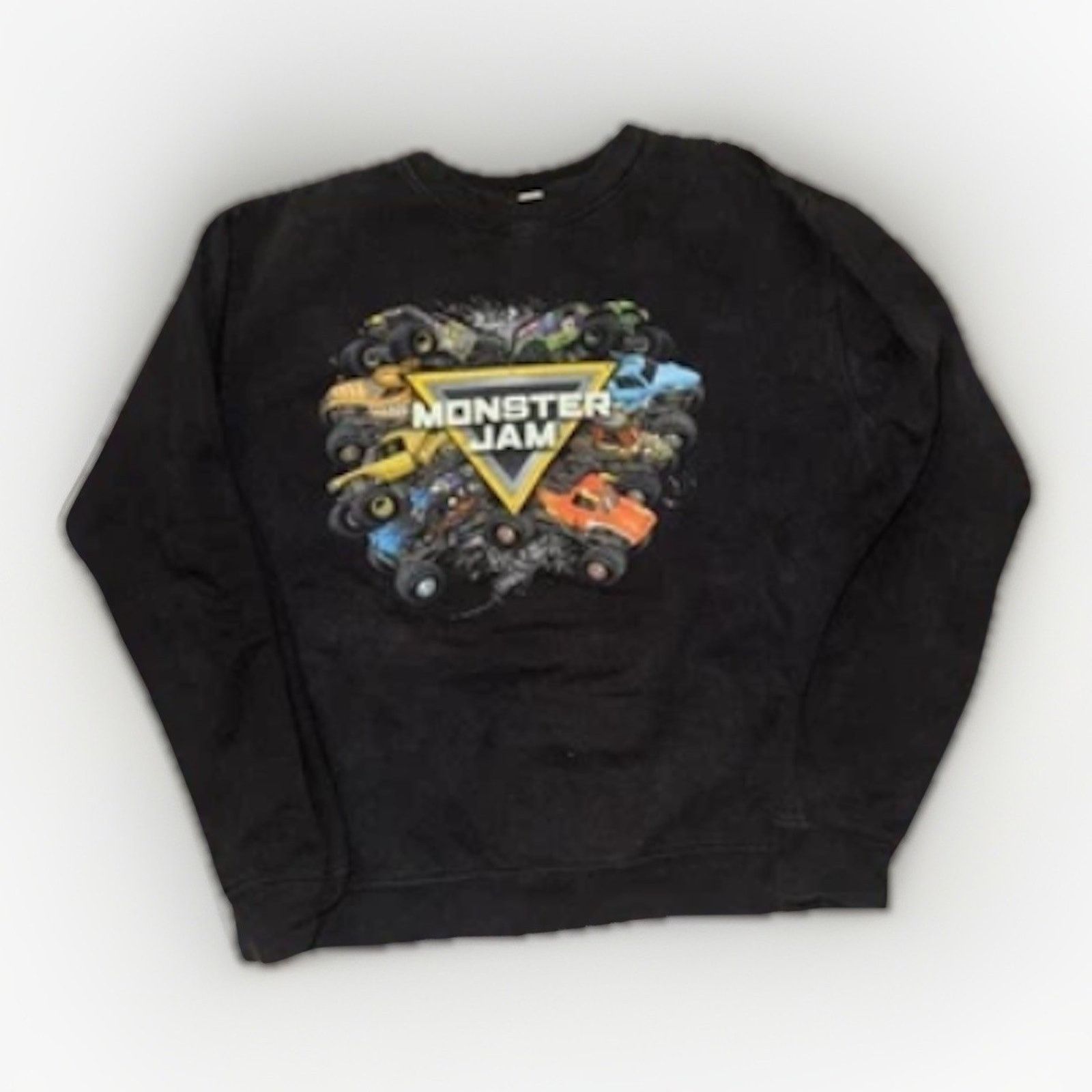Band Tees × Vintage Monster Jam Graphic Crewneck Sweatshirt Black M 22x24 Size US M / EU 48-50 / 2 - 1 Thumbnail