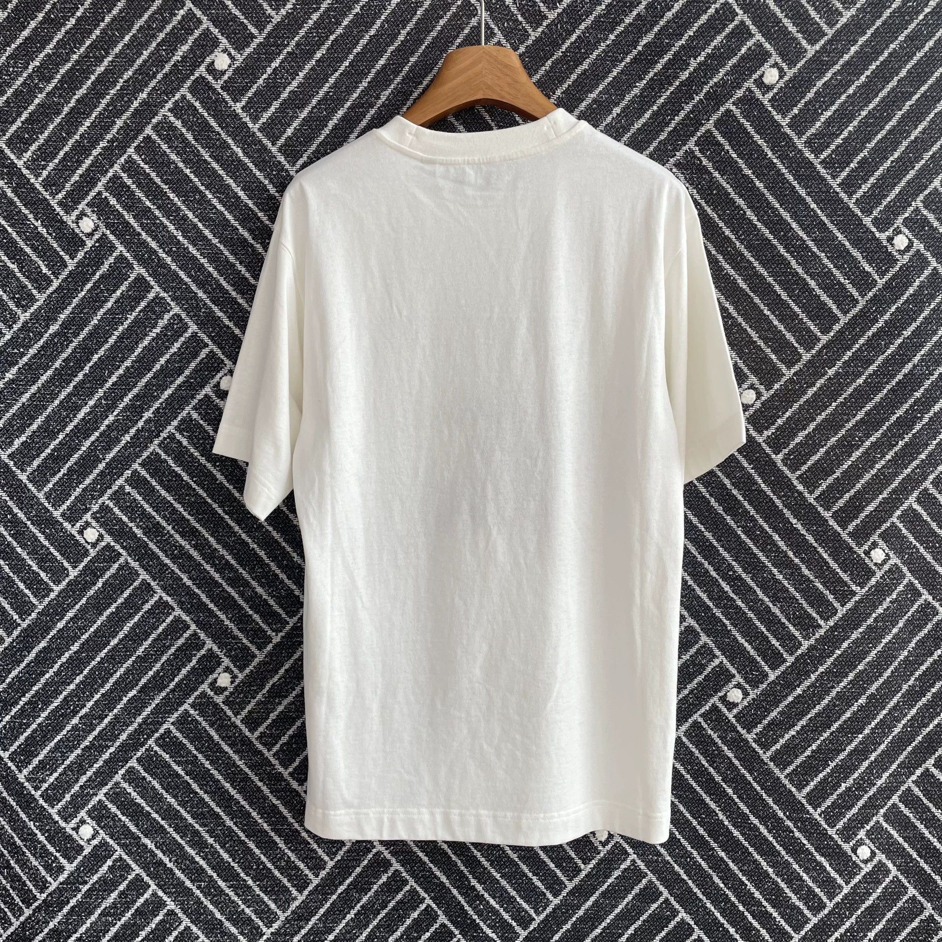 Burberry BURBERRY ss25 X-Stitch Eq Tee Women Chalk White XS Size XS / US 0-2 / IT 36-38 - 2 Thumbnail