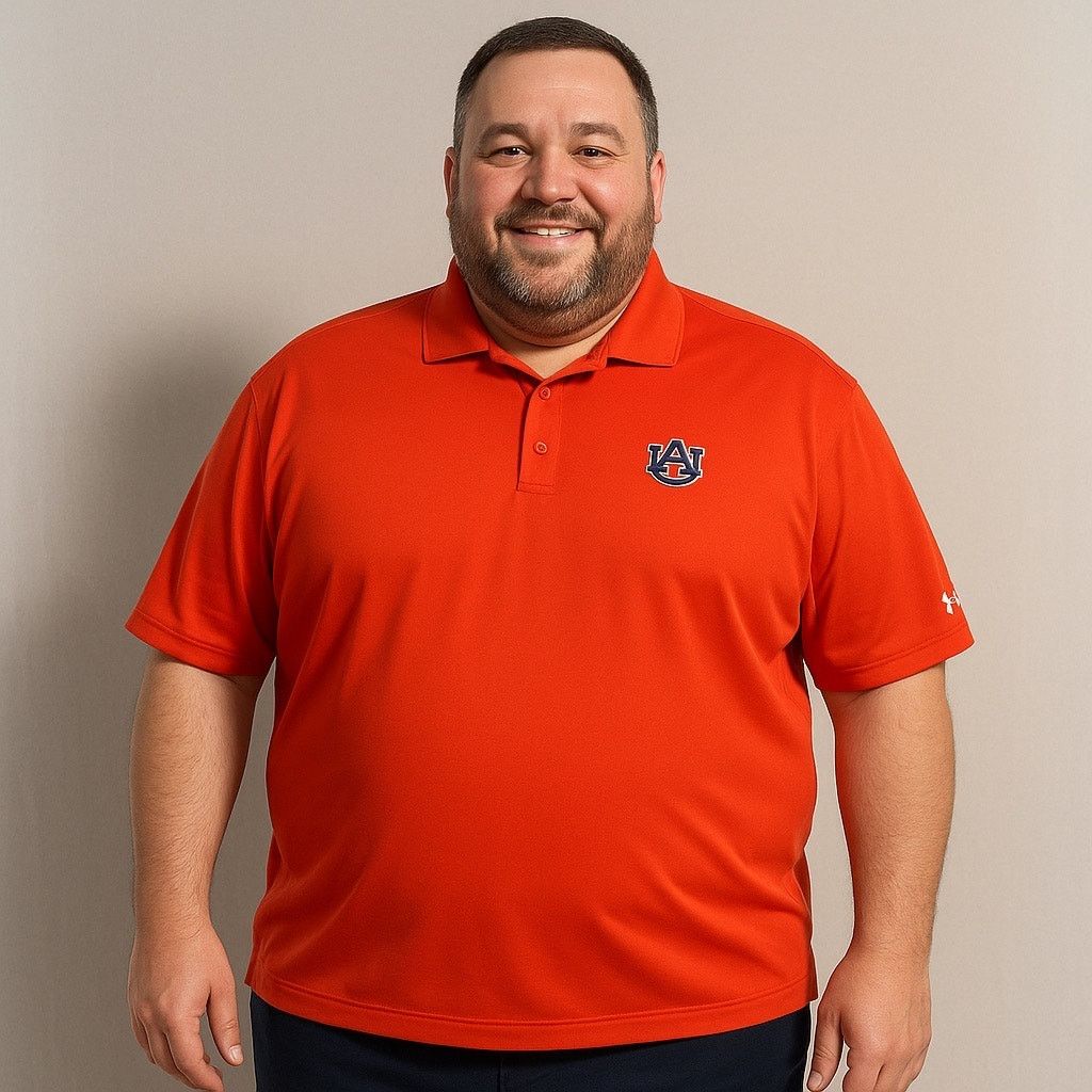 Under Armour Under Armour AU Auburn Tigers Polo Shirt Men’s XL Golf Size US XL / EU 56 / 4 - 1 Thumbnail