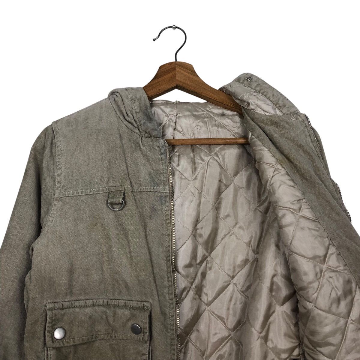Japanese Brand 📌Vintage Cropped Biker Bomber Jacket Tactical Issey Miyake Size US M / EU 48-50 / 2 - 14 Thumbnail