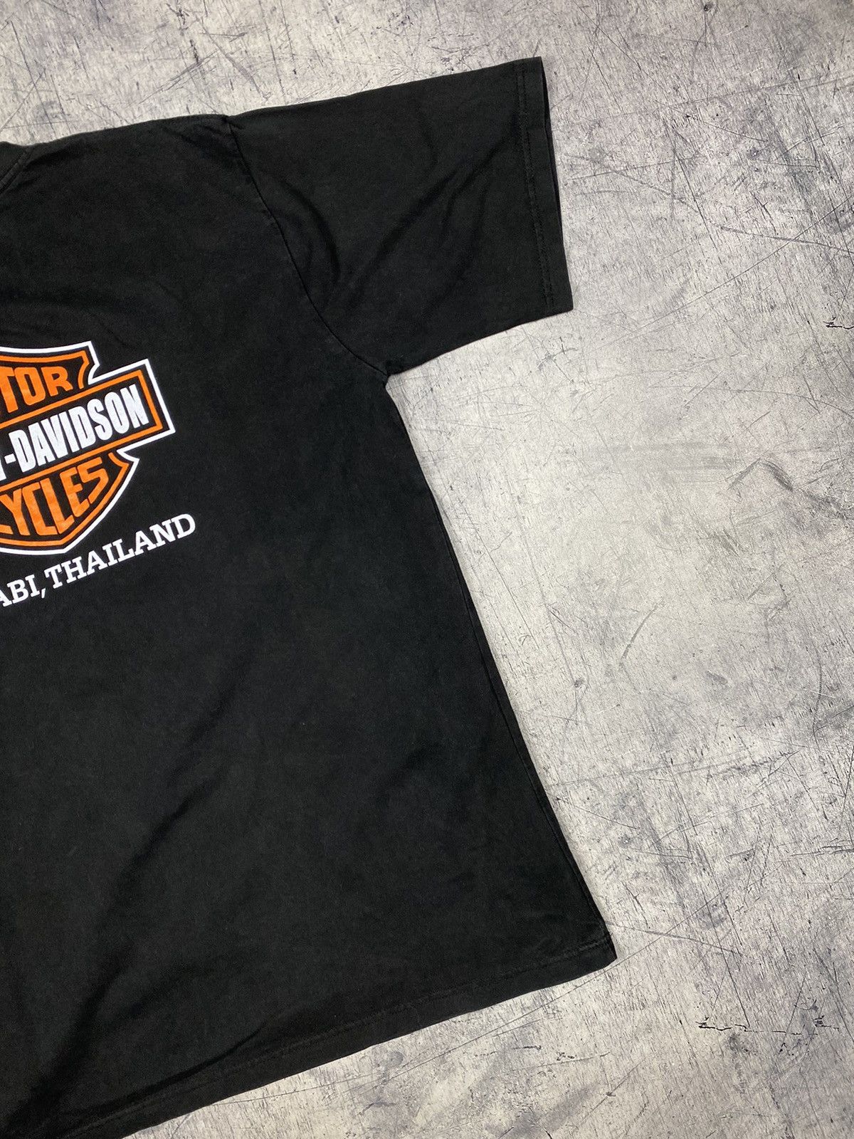 Harley Davidson × Vintage 00s Vintage Harley Davidson Central Big Logo T Shirt Tee Size US XXL / EU 58 / 5 - 4 Thumbnail
