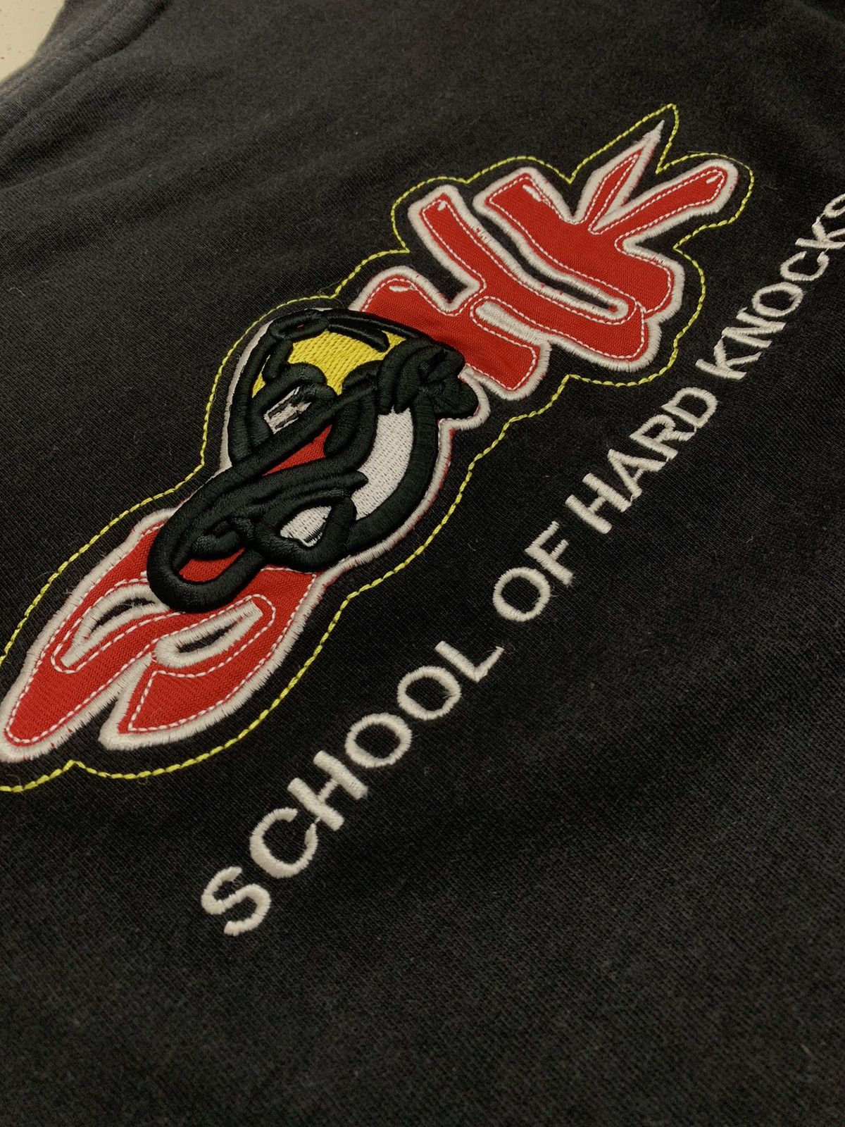 JNCO School Of Hard Knock Embroidery Y2K Hip Hop Style Baggy Size US L / EU 52-54 / 3 - 6 Thumbnail