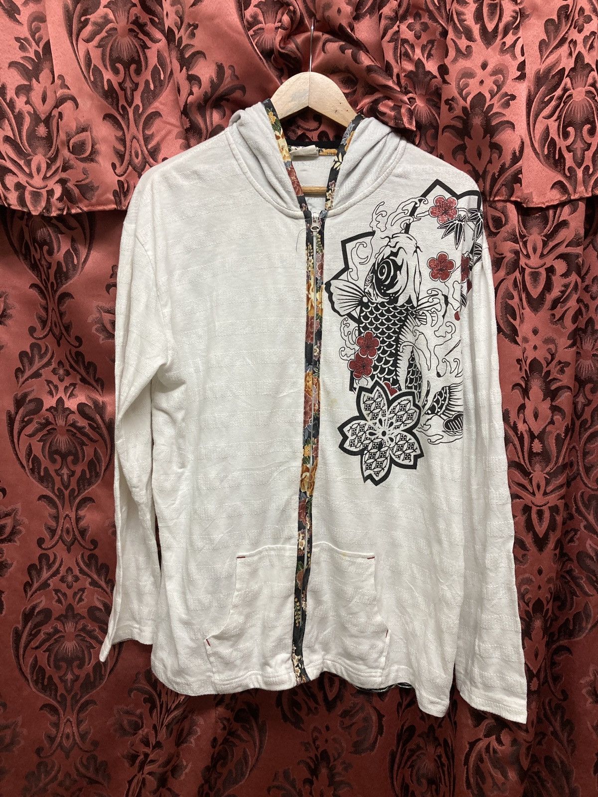 Designer × Japanese Brand Japanese design long sleeve hoodie tee Size US XL / EU 56 / 4 - 2 Thumbnail