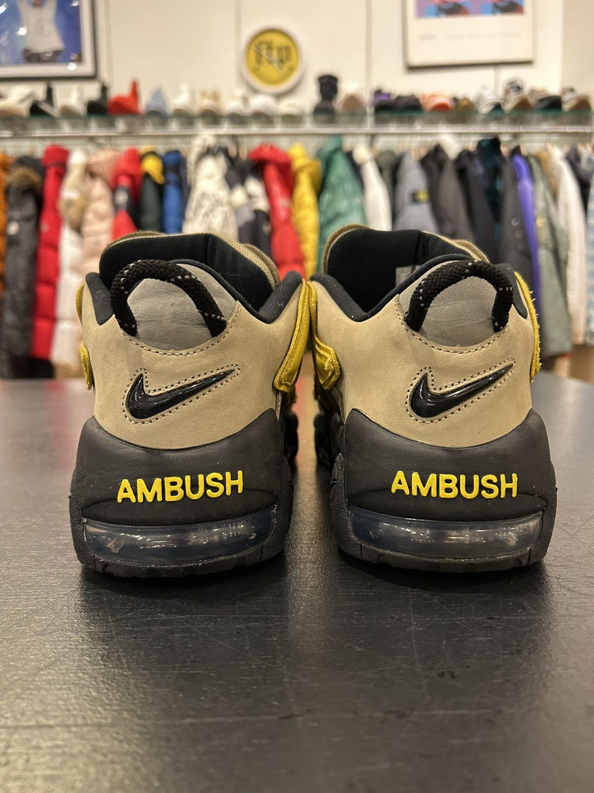 Nike Nike Air More Uptempo Low ‘AMBUSH Vivid Sulfur Limestone’ Size US 9 / EU 42 - 5 Thumbnail