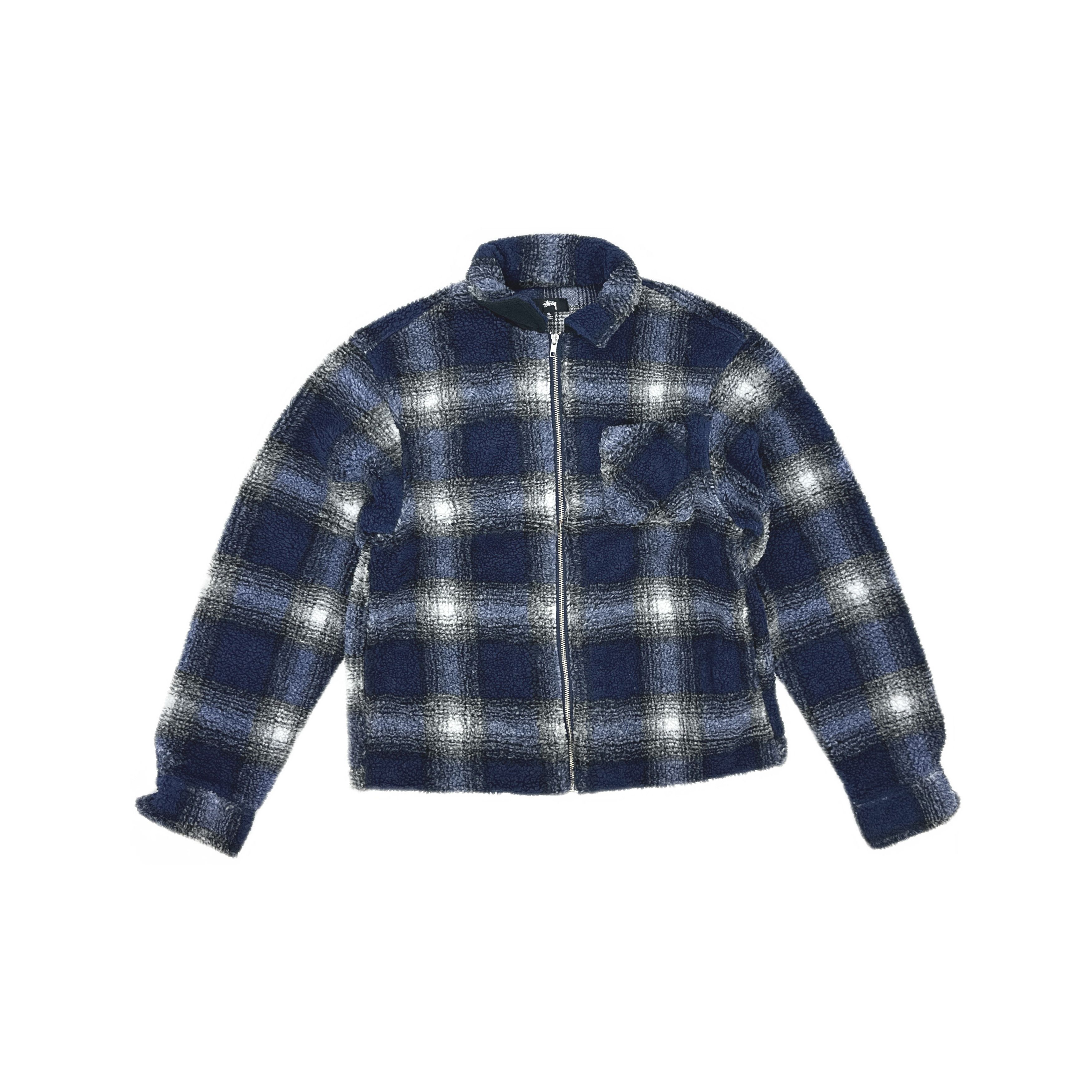 Stussy Stussy new beach shell nylon jacket S blue majotech zip up