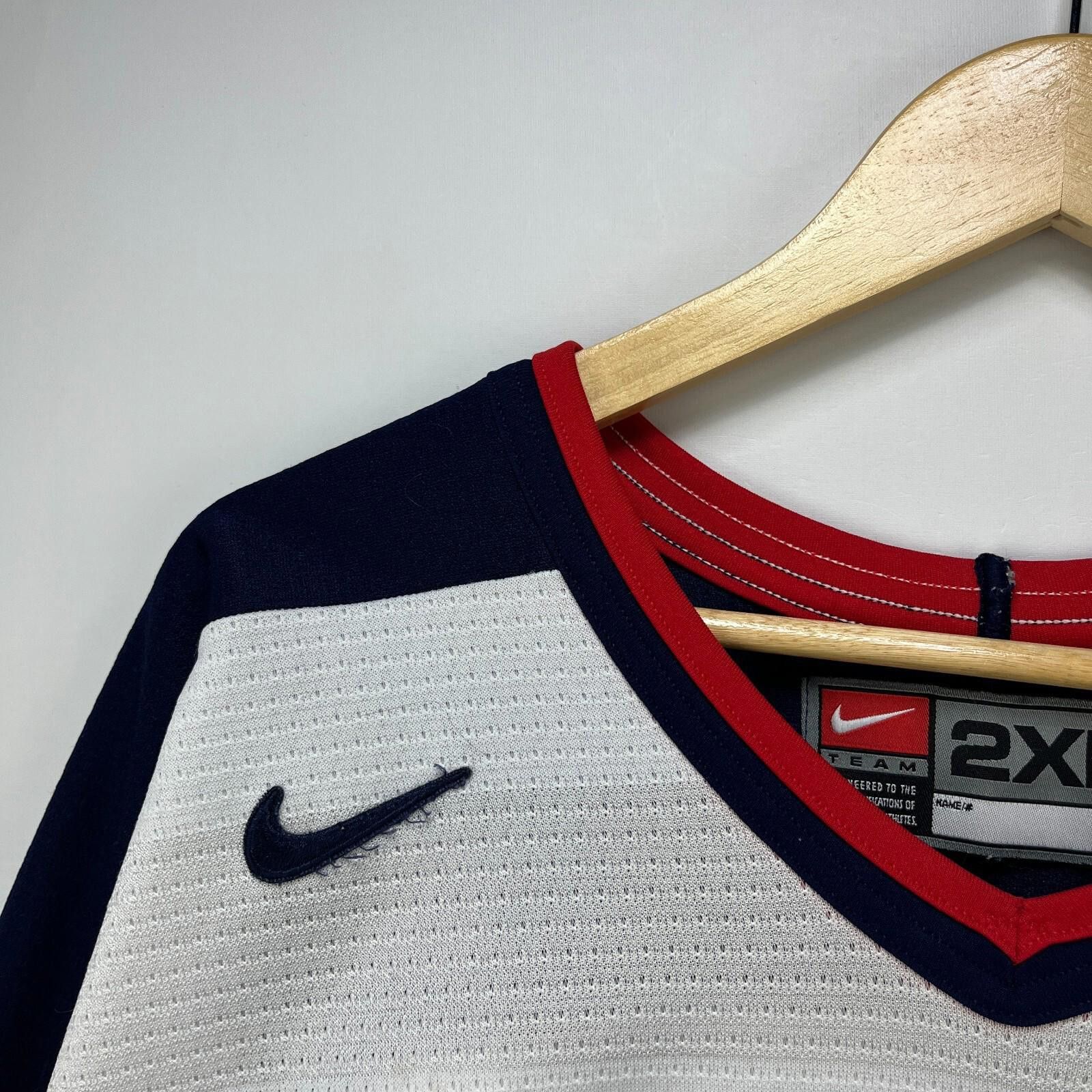 Nike Vintage 2005 World Junior Championship USA Hockey Jersey 2XL Size ONE SIZE - 4 Thumbnail