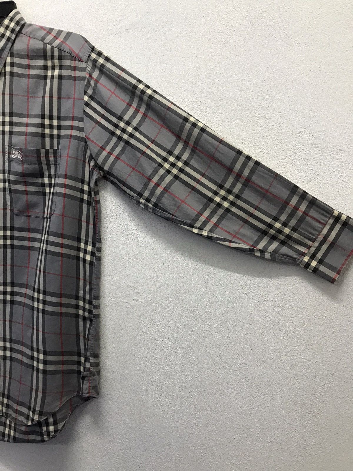 Burberry × Vintage Vintage Burberrys Of London Long Sleeve Shirt Button Up Size US M / EU 48-50 / 2 - 4 Thumbnail