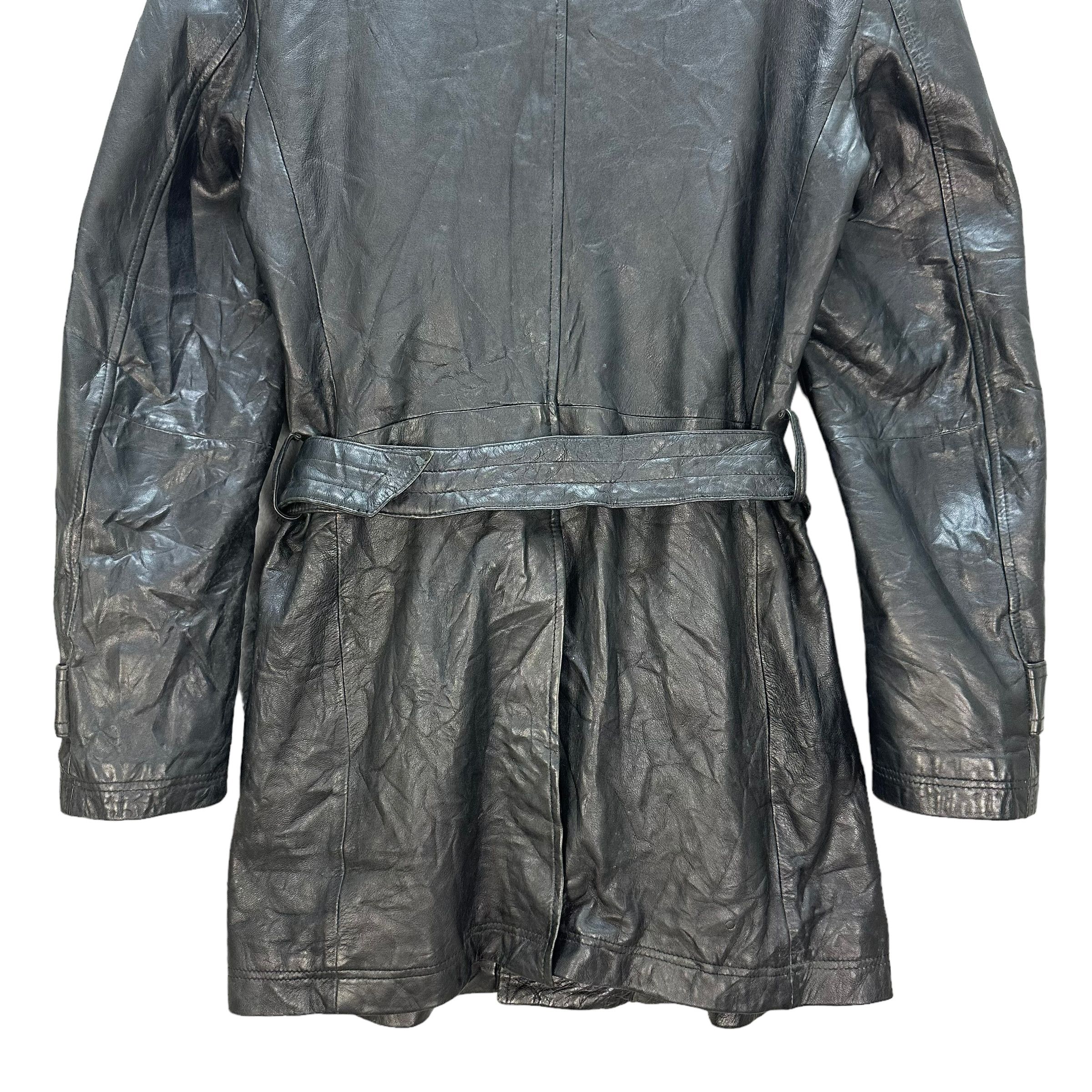 Tornado Mart TORNADO MART POLY OVERCOAT / TRENCH COAT #8750-024 Size L / US 10 / IT 46 - 14 Thumbnail