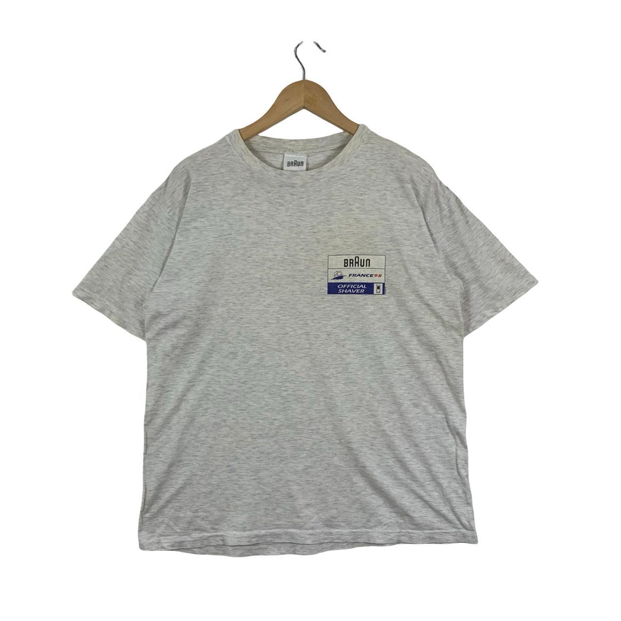 Braun Vintage 1998 BRAUN FRANCE FIFA World Cup Shaver Tshirt Size US M / EU 48-50 / 2 - 1 Thumbnail