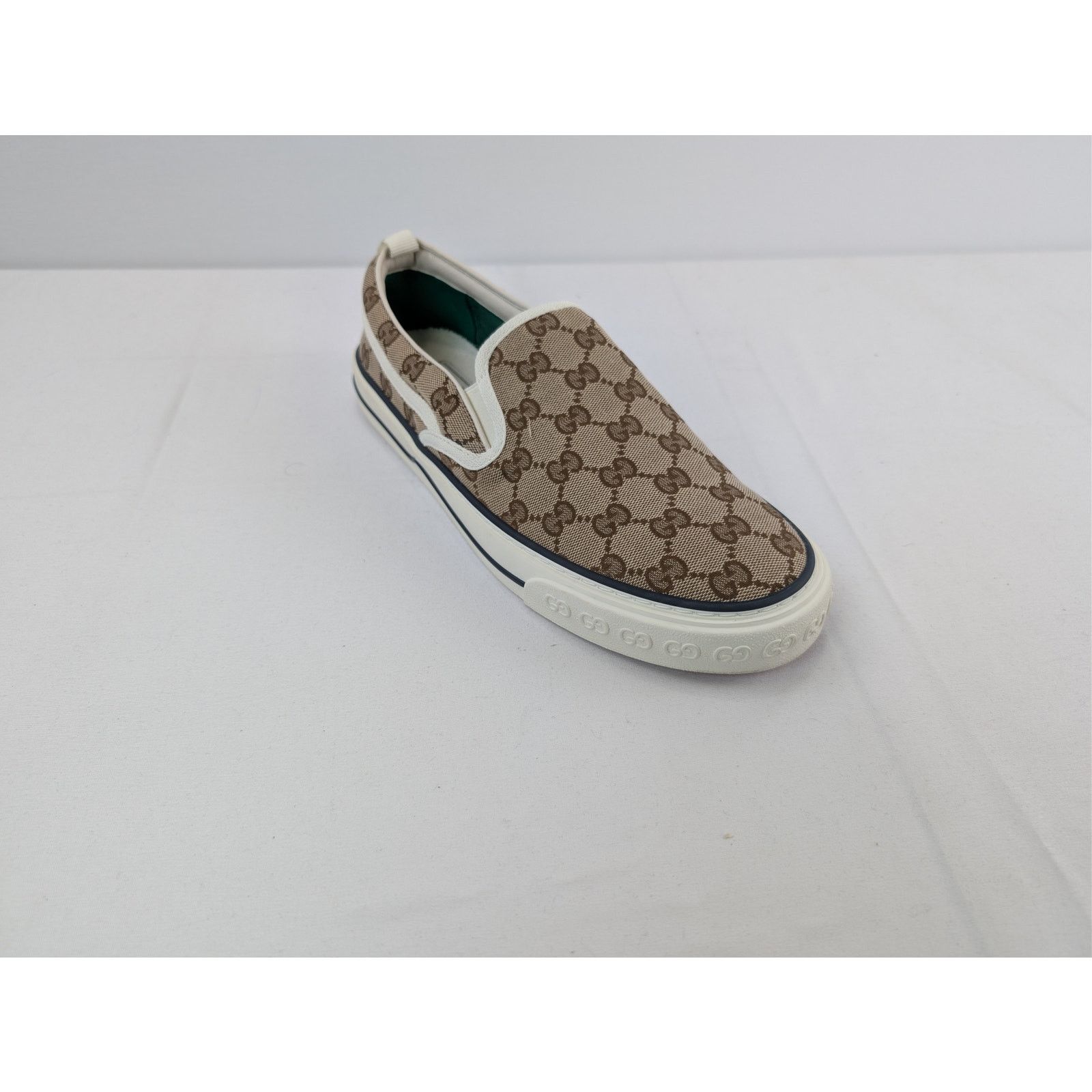 Gucci o1rshd1 Q:2 / Tennis 1977 Slip-On Sneakers in Beige Size US 12 / EU 45 - 3 Thumbnail