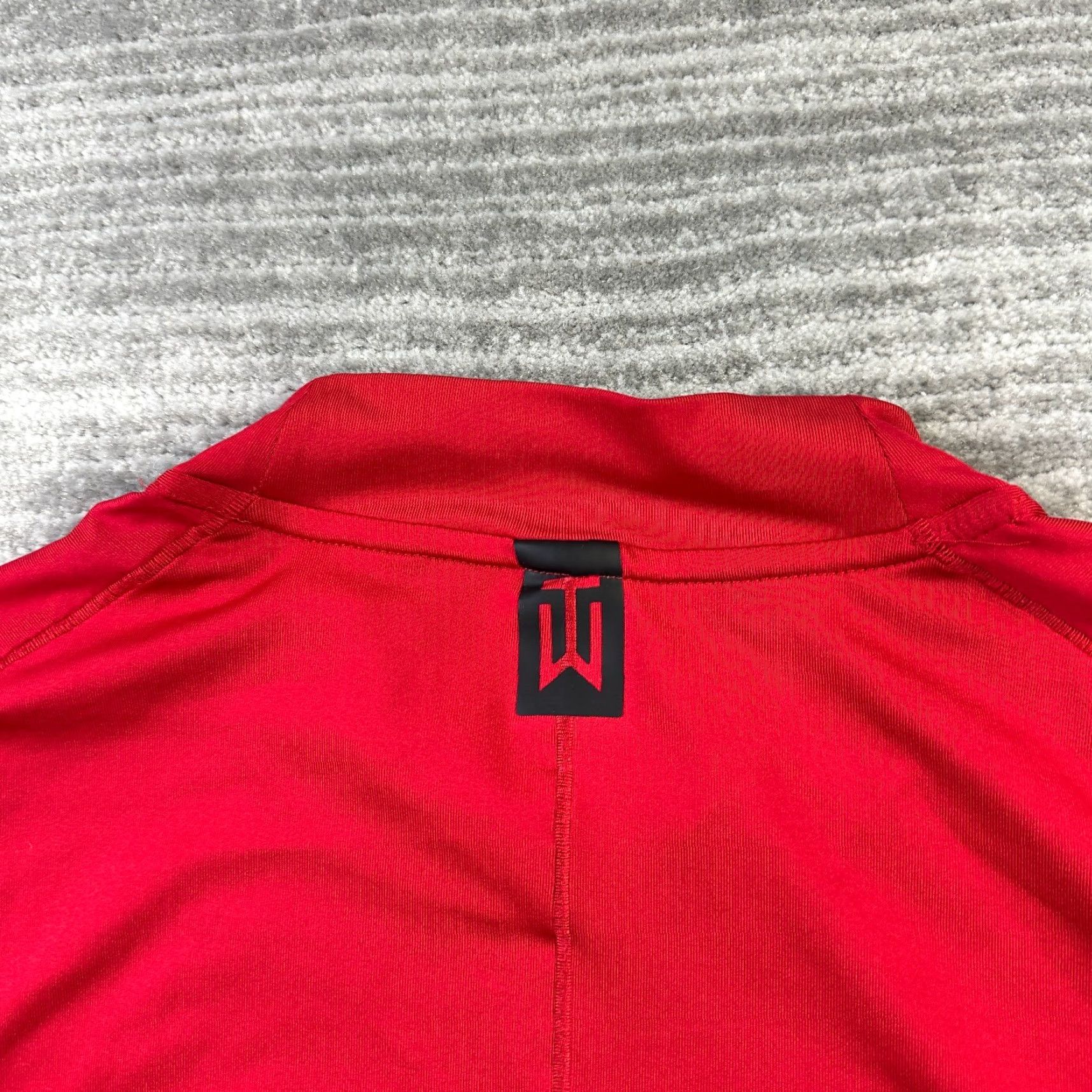 Nike Nike Tiger Woods Polo Shirt Mens Large Red Blade Collar Size US L / EU 52-54 / 3 - 5 Thumbnail