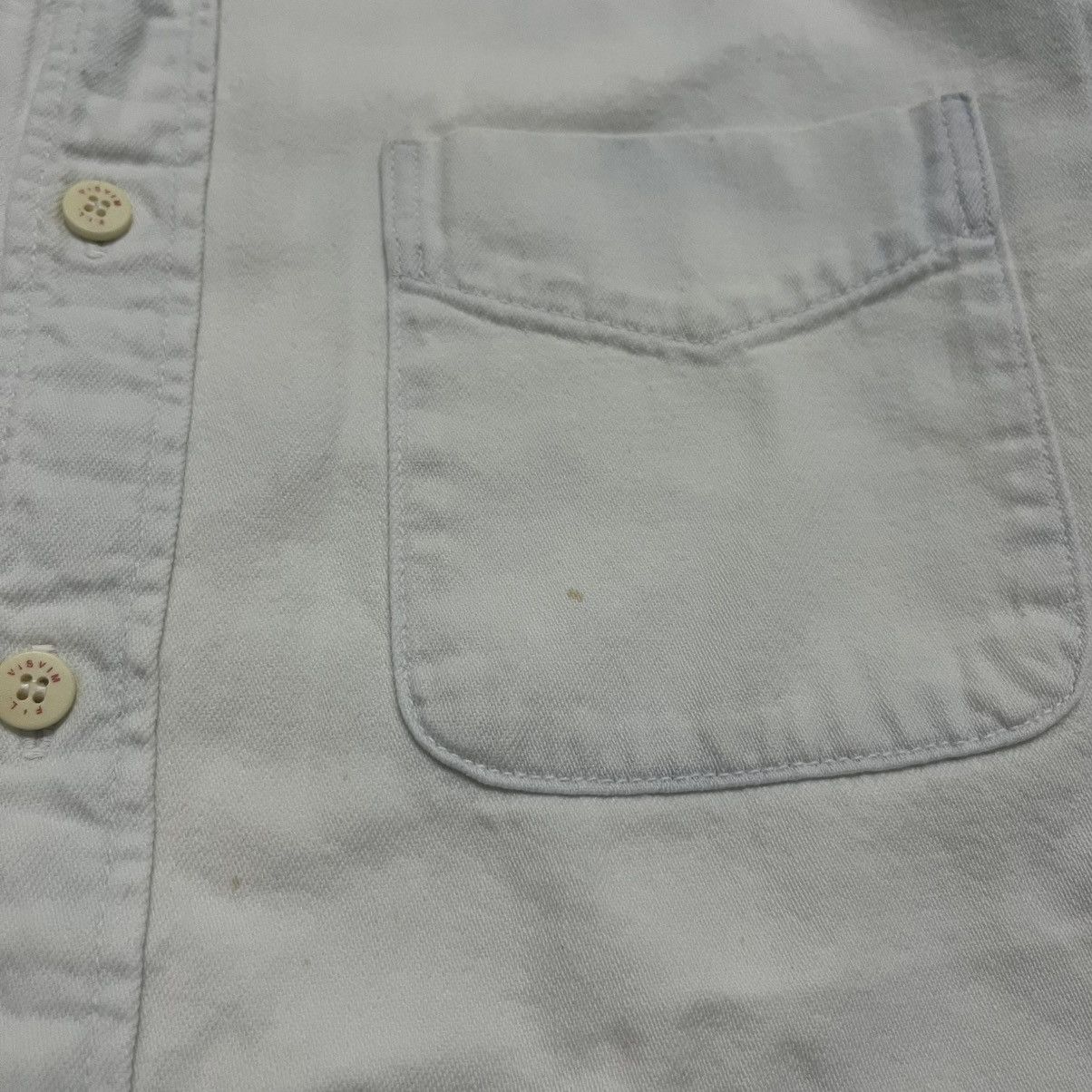 Visvim Rare Distressed Visvim Japan Light Wash Denim Shirt Size US S / EU 44-46 / 1 - 6 Thumbnail