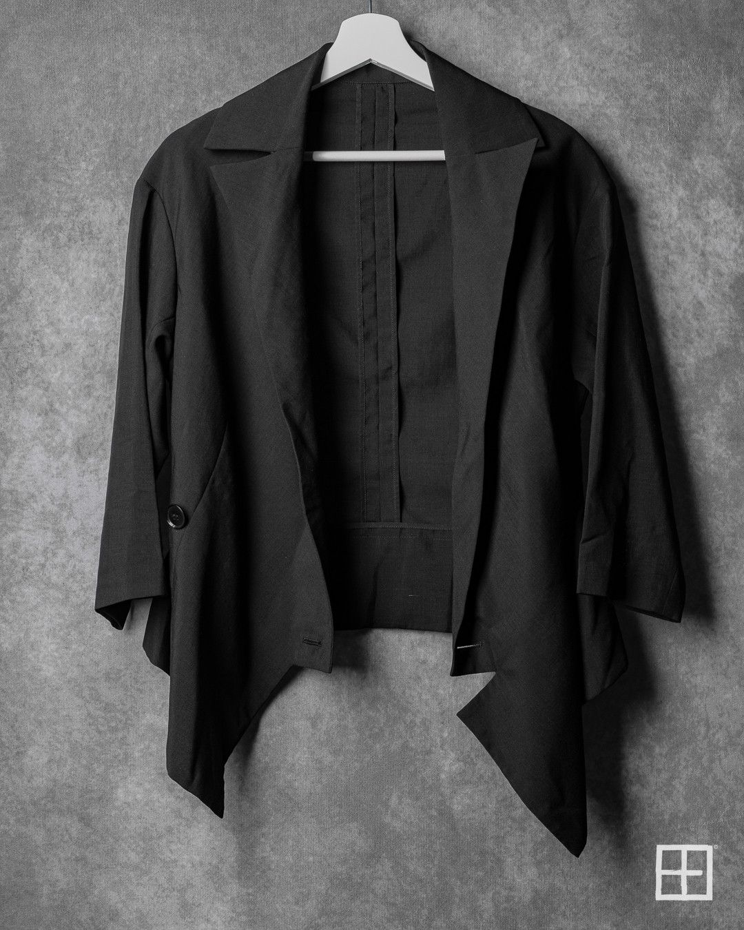 Yohji Yamamoto Yohji Yamamoto SS02 Asymmetric Draped Blazer Jacket 2 Size M / US 6-8 / IT 42-44 - 3 Thumbnail