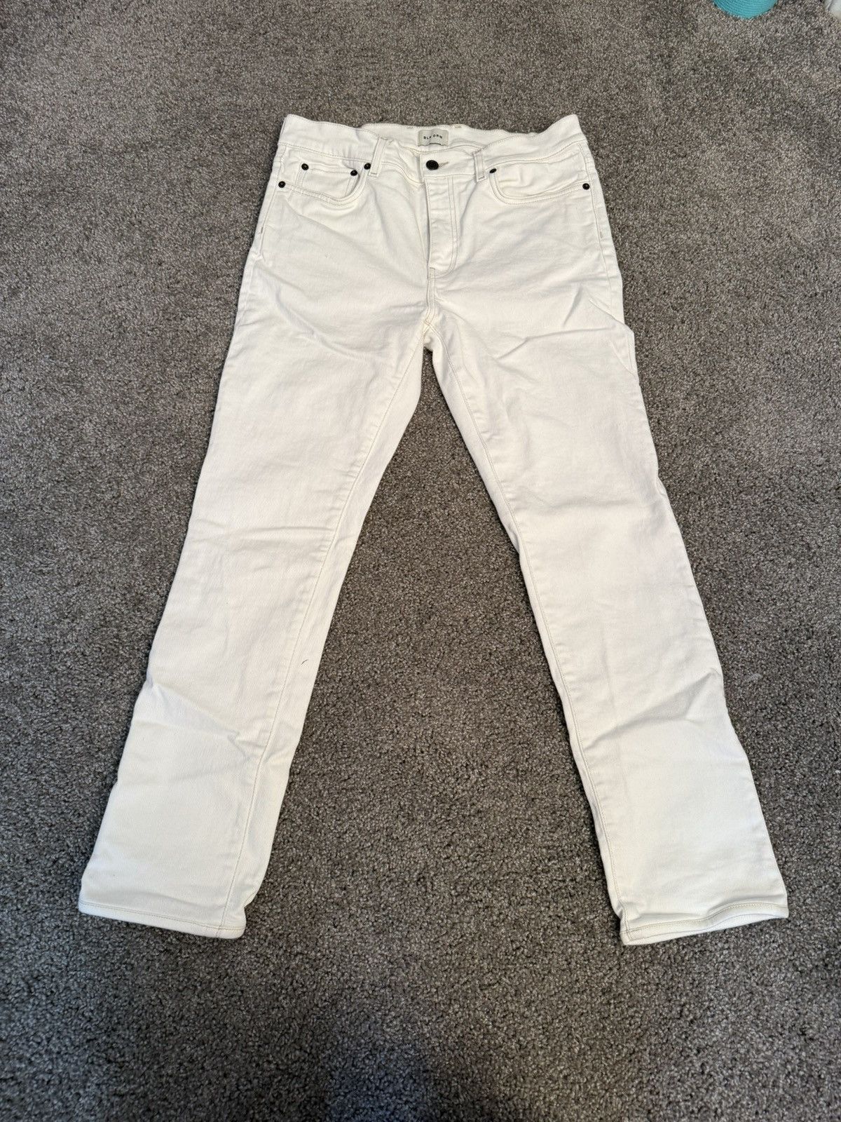 Blk Dnm BLK DNM White Jeans Size US 34 / EU 50 - 1 Thumbnail