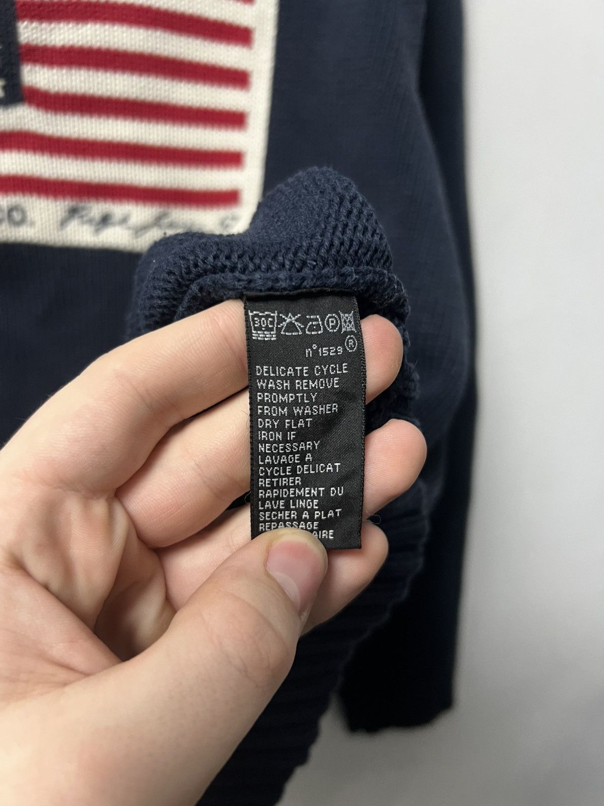 Polo Ralph Lauren Polo Ralph Lauren USA Flag Sweater Size US XL / EU 56 / 4 - 6 Thumbnail