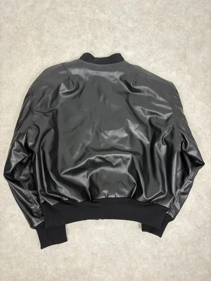 Maison Margiela FW2023 Maison Margiela Black Bomber Jacket Faux Leather Calendar Emboss Size XL Size US XL / EU 56 / 4 - 6 Thumbnail