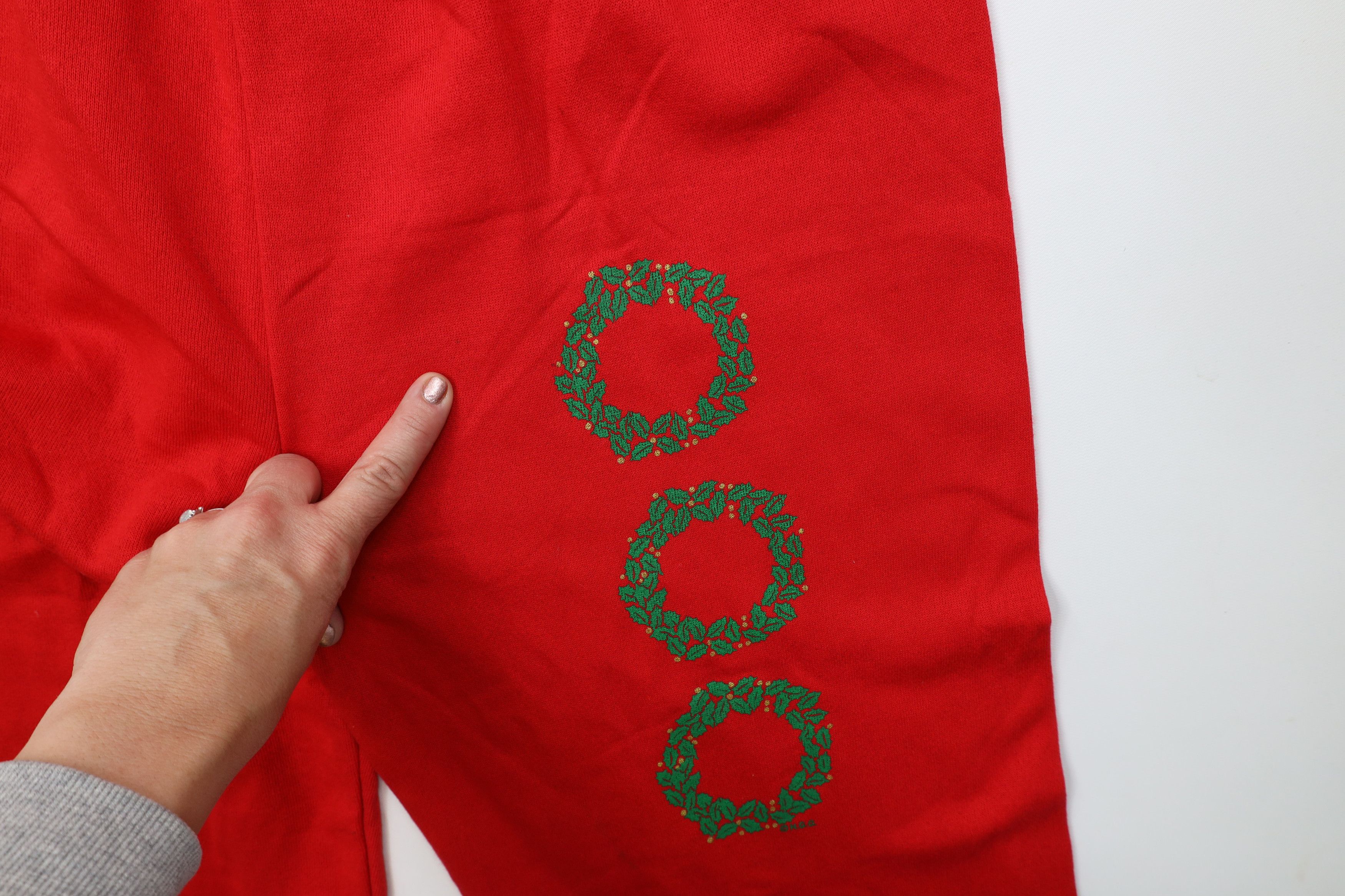 Vintage Vintage 90s Streetwear Christmas Sweatpants Joggers USA Size 28" / US 6 / IT 42 - 6 Thumbnail