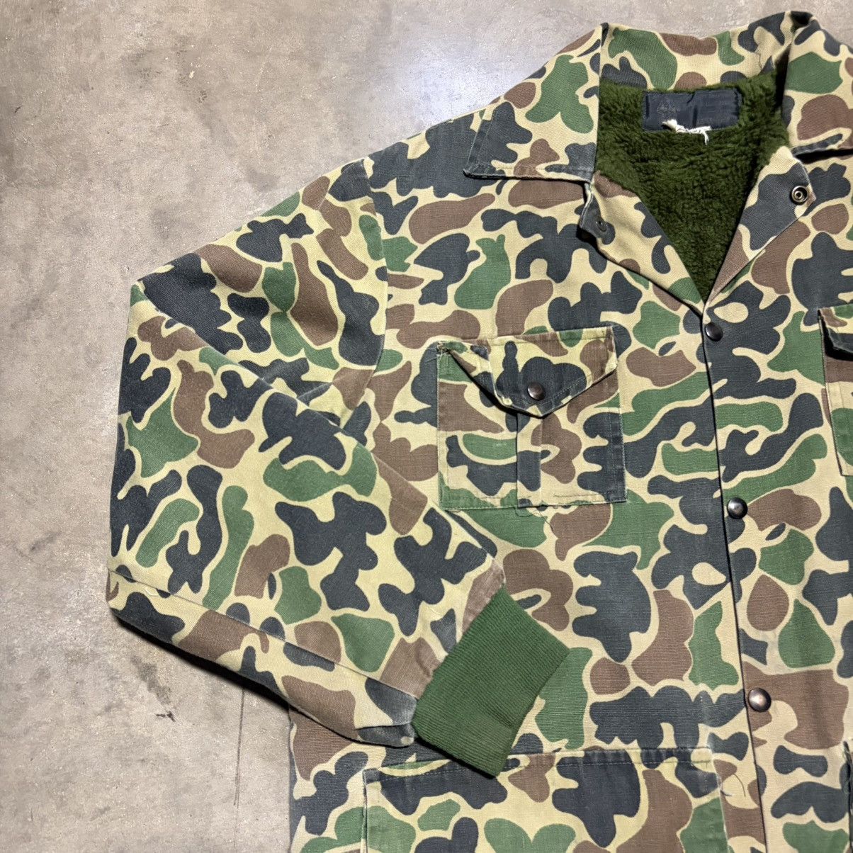 Vintage Vintage 80s Duck Camo Chore Jacket Hunting Outdoor Utility Size US L / EU 52-54 / 3 - 3 Thumbnail