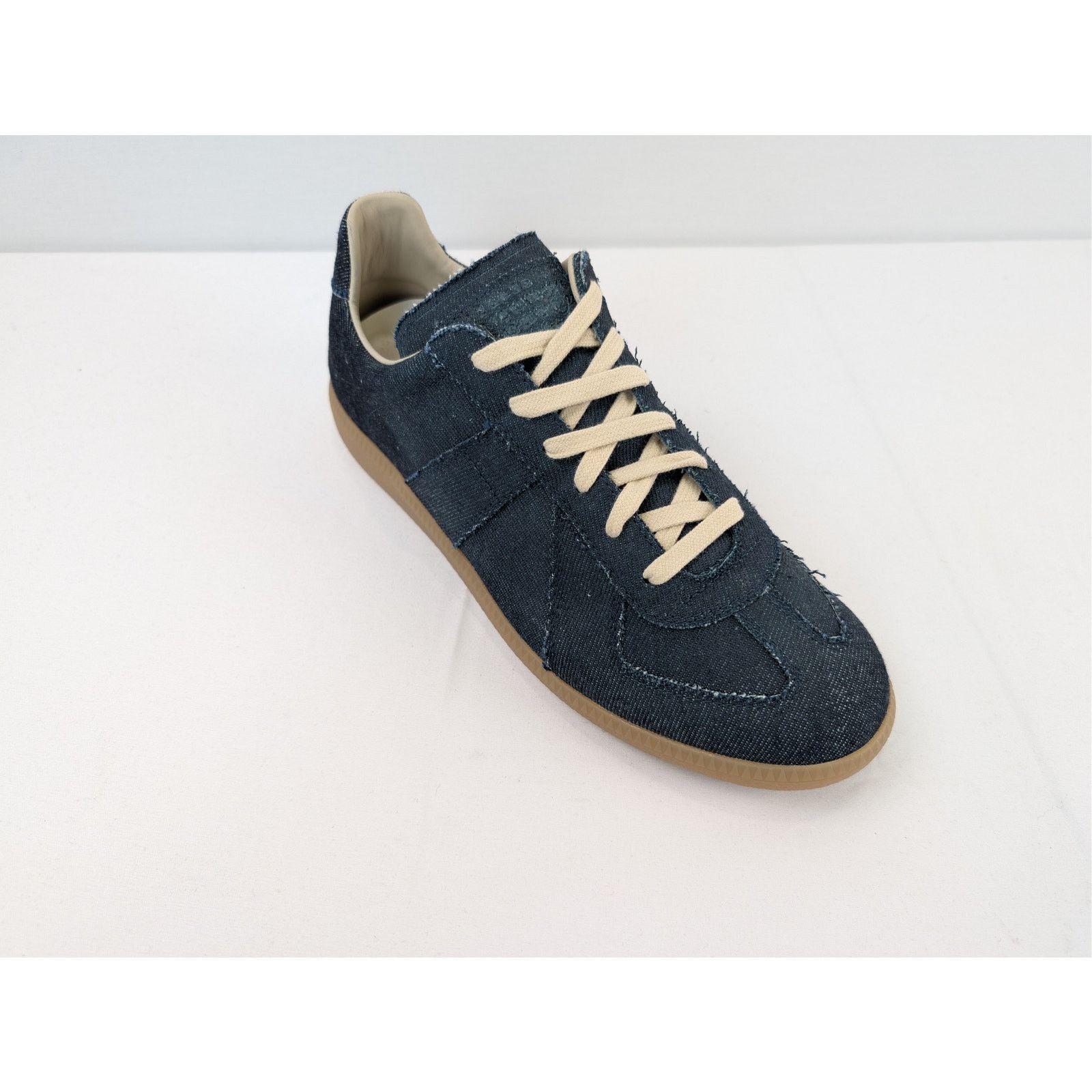 Maison Margiela o1rshd1 Exclusive Denim Shoe low top sneakers in Blue/Brown Size US 8 / EU 41 - 3 Thumbnail
