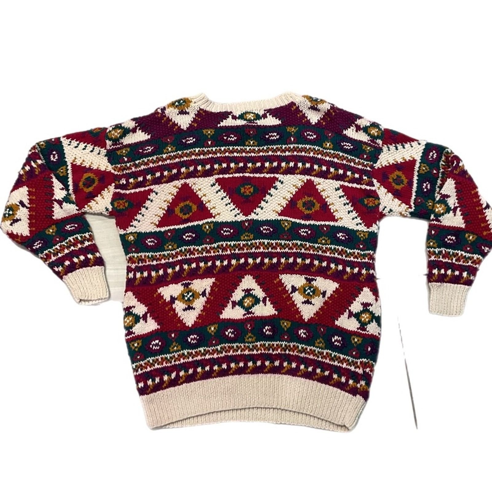 Vintage Ninon De Lendos Knit Sweater Size US L / EU 52-54 / 3 - 2 Thumbnail