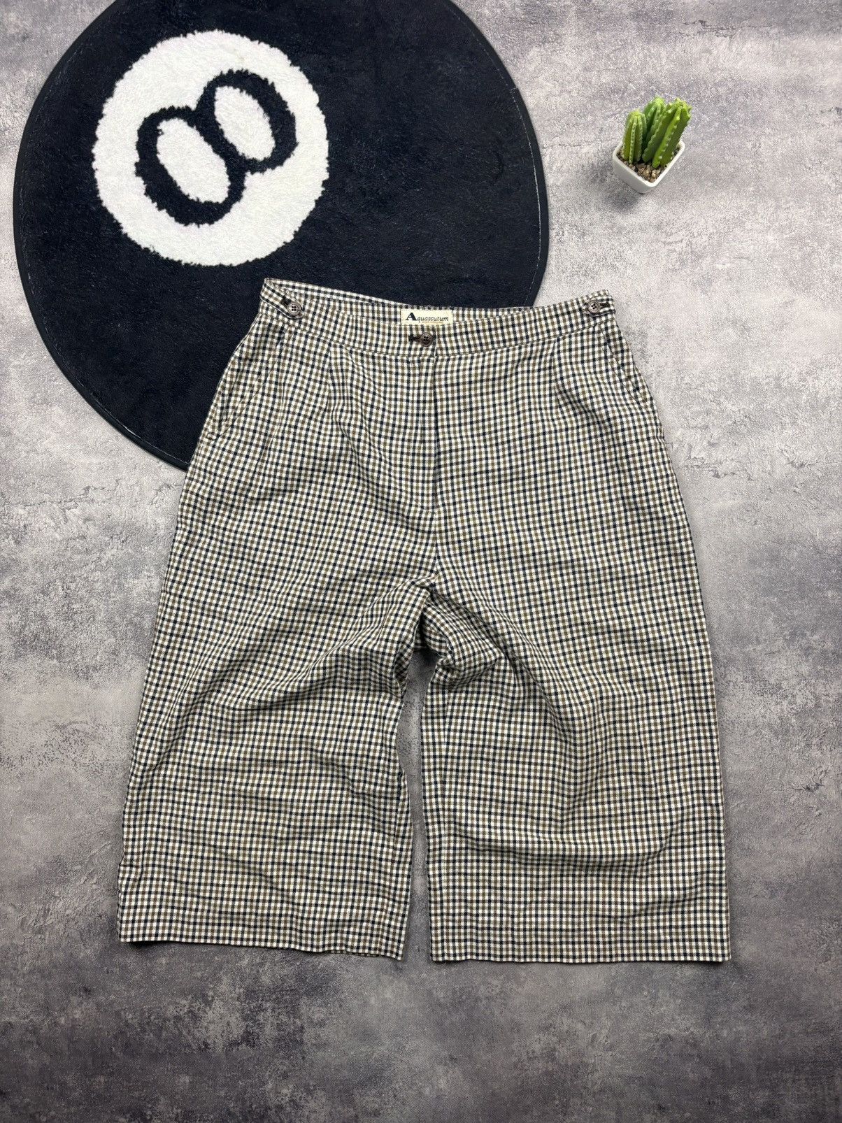 Aquascutum AQUASCUTUM Vintage Hype Checkered Streetwear Casual Rare Size 34" / US 12 / IT 48 - 1 Thumbnail