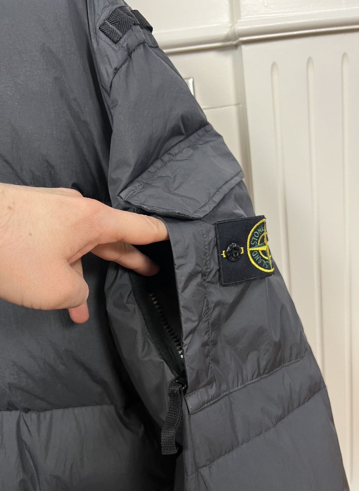 Stone Island Stone Island | Garment Dyed R-NY Down | Grey | Size XXL Size US XXL / EU 58 / 5 - 7 Thumbnail