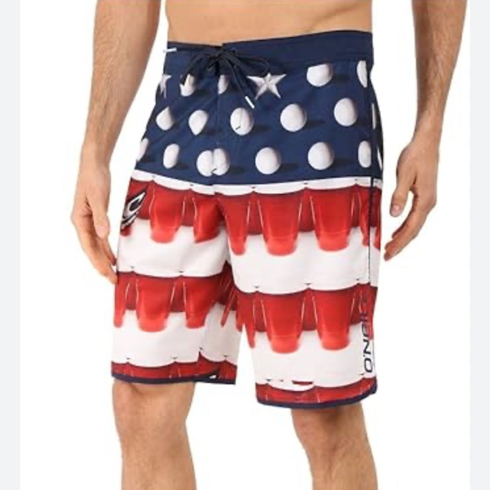 O'Neill O ‘ Neill Red Solo Cup Board Shorts Size US 30 / EU 46 - 1 Thumbnail