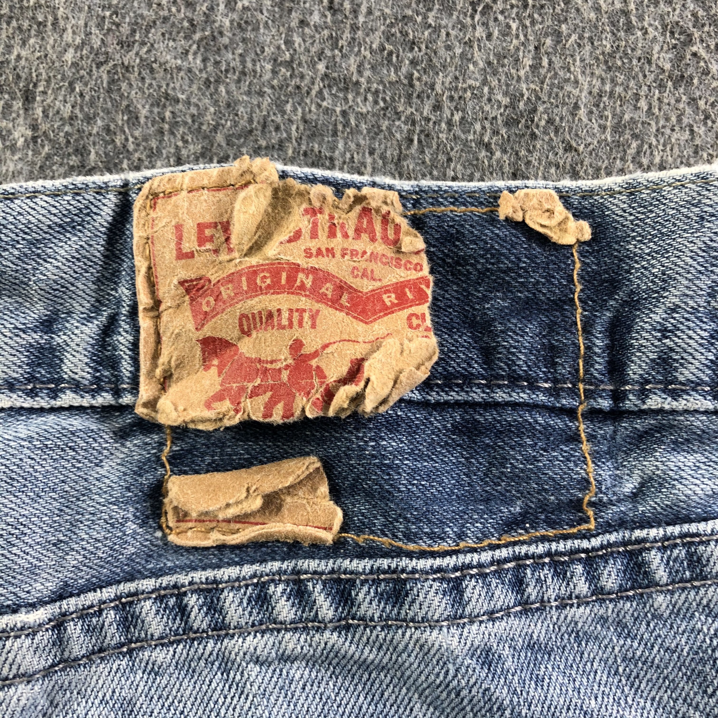 Levi's Vintage Light Wash Levis 514 Jeans-J3482 Size 33" - 5 Thumbnail