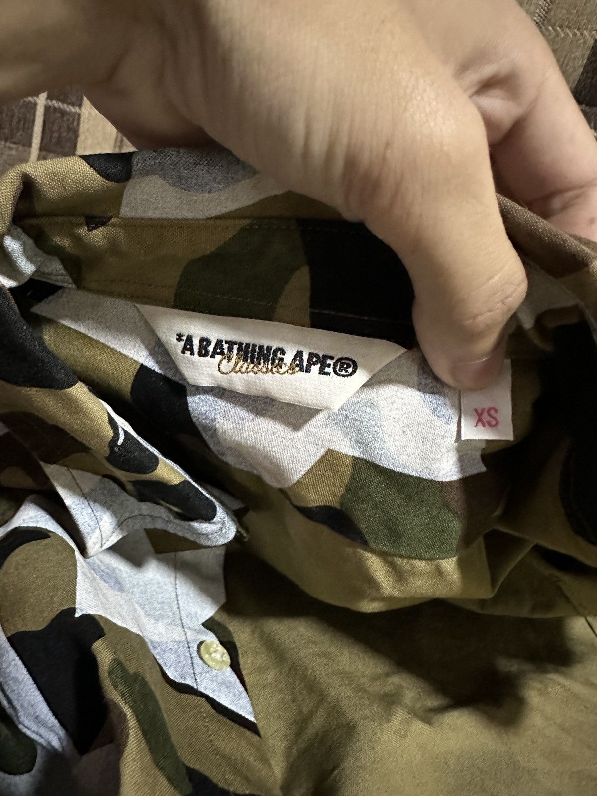 Bape Bape 1st Camo Sta Pattern Button Up Shirt Size XS / US 0-2 / IT 36-38 - 4 Thumbnail
