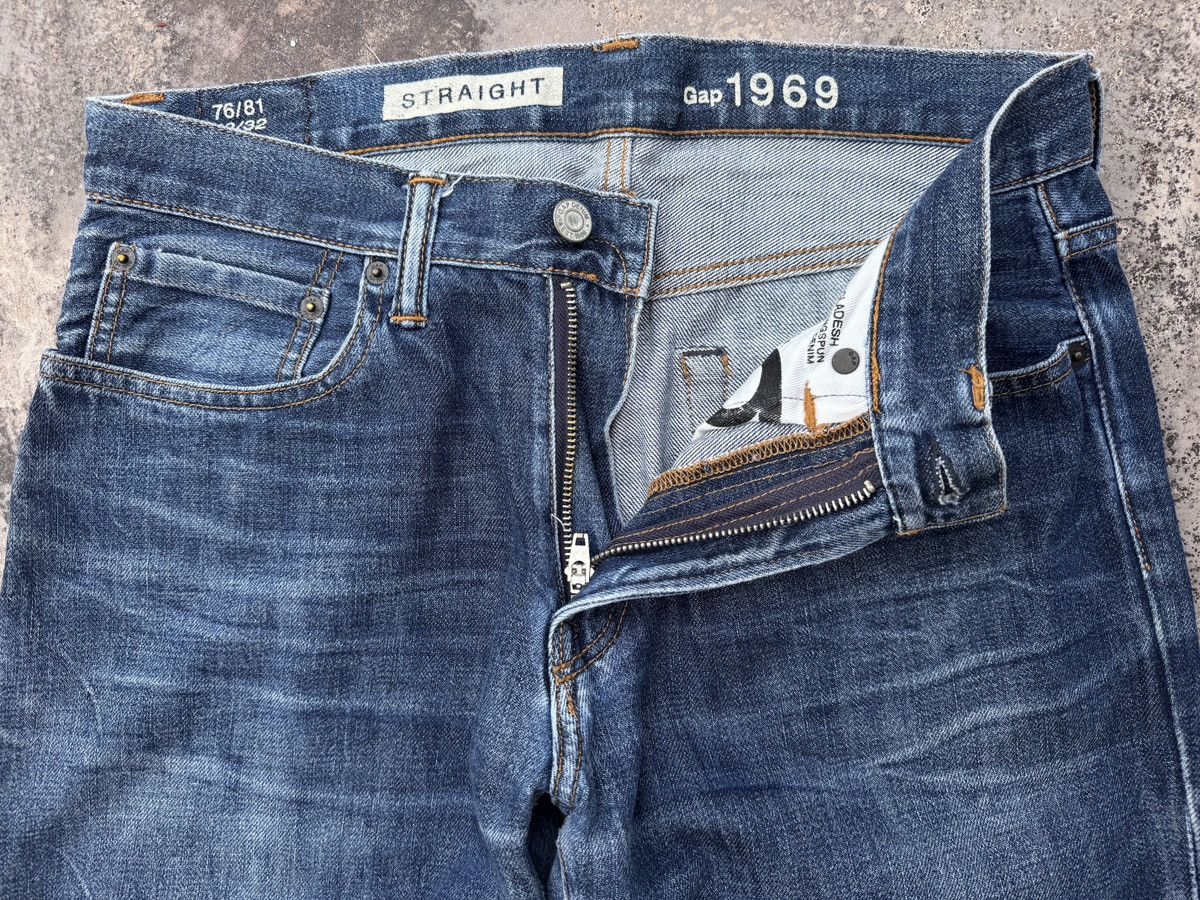 Gap Vintage GAP 1969 Straight Cut Distressed Jeans Size US 32 / EU 48 - 2 Thumbnail