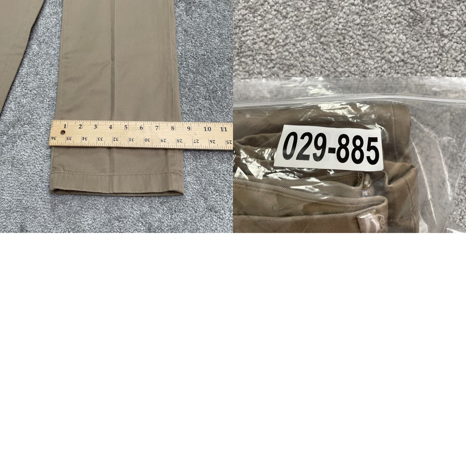 Jos. A. Bank Jos. A. Bank Pants Mens 35Wx32L Brown Tailored Fit Khakis Straight Leg Size US 35 - 9 Thumbnail
