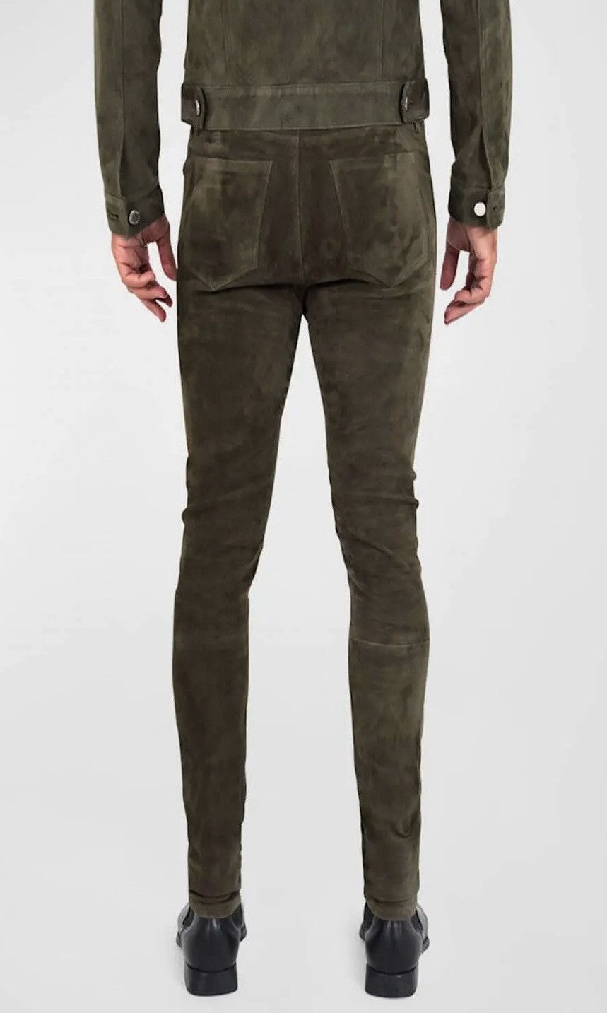 MONFRERE Monfrere "Greyson" Suede Denim Style Pants Size US 36 / EU 52 - 2 Thumbnail