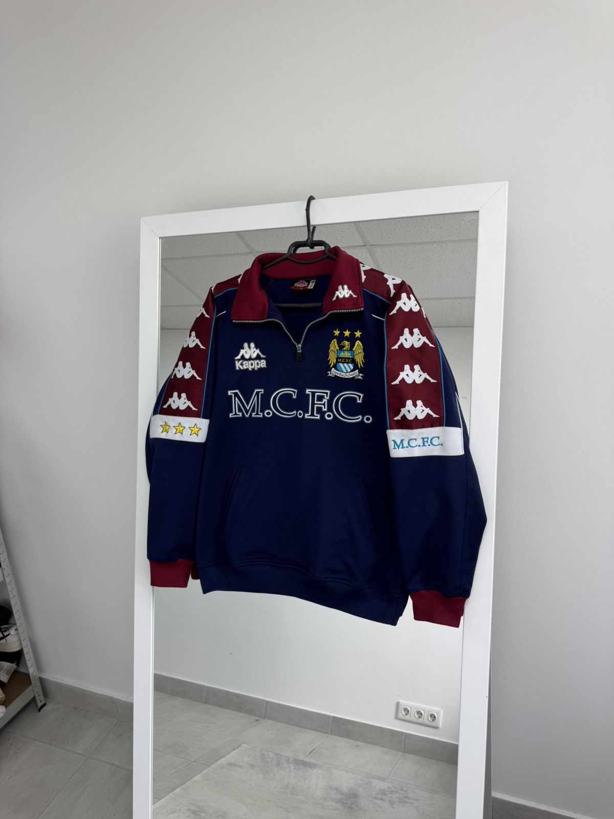 Kappa Manchester City 1997/99 Track Top 1/4 Zip Jacket Kappa sz M Size US M / EU 48-50 / 2 - 2 Thumbnail