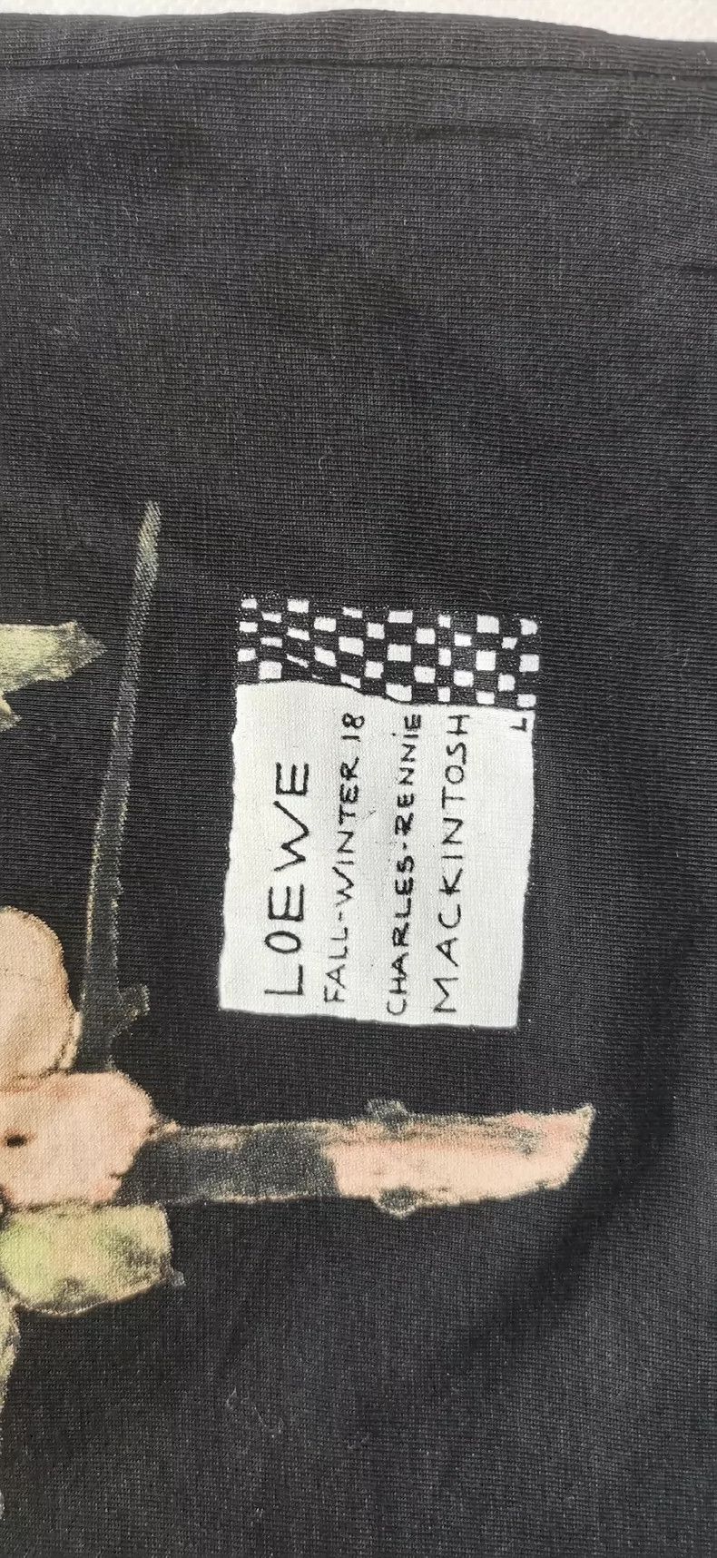 Loewe LOEWE Black floral pattern T-shirt, short sleeves Size XS / US 0-2 / IT 36-38 - 4 Thumbnail