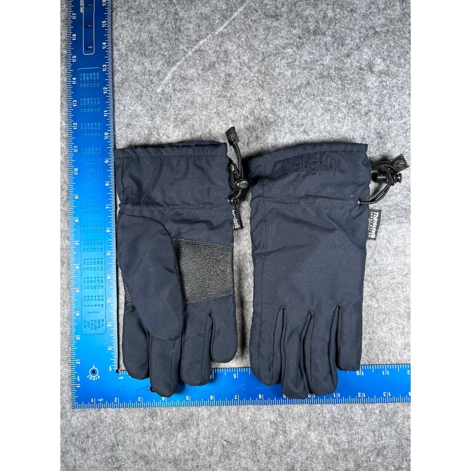 Vintage Thinsulate Gloves Adult Large Blue Polyester Insulated Ski Waterproof NEW Size ONE SIZE - 4 Thumbnail