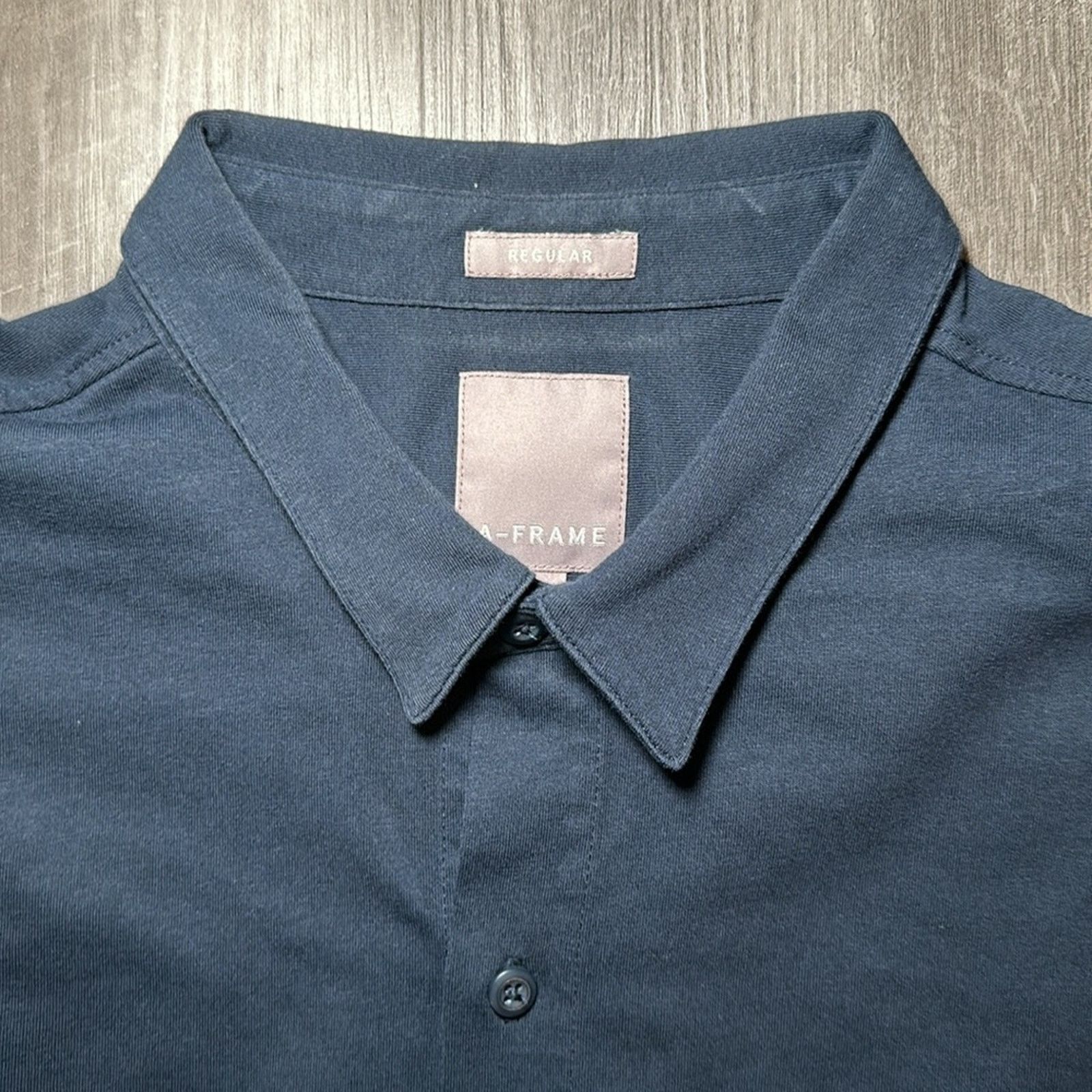 Other A-Frame Regular Soft Knit Long Sleeve Button Down - XL Size US XL / EU 56 / 4 - 5 Thumbnail