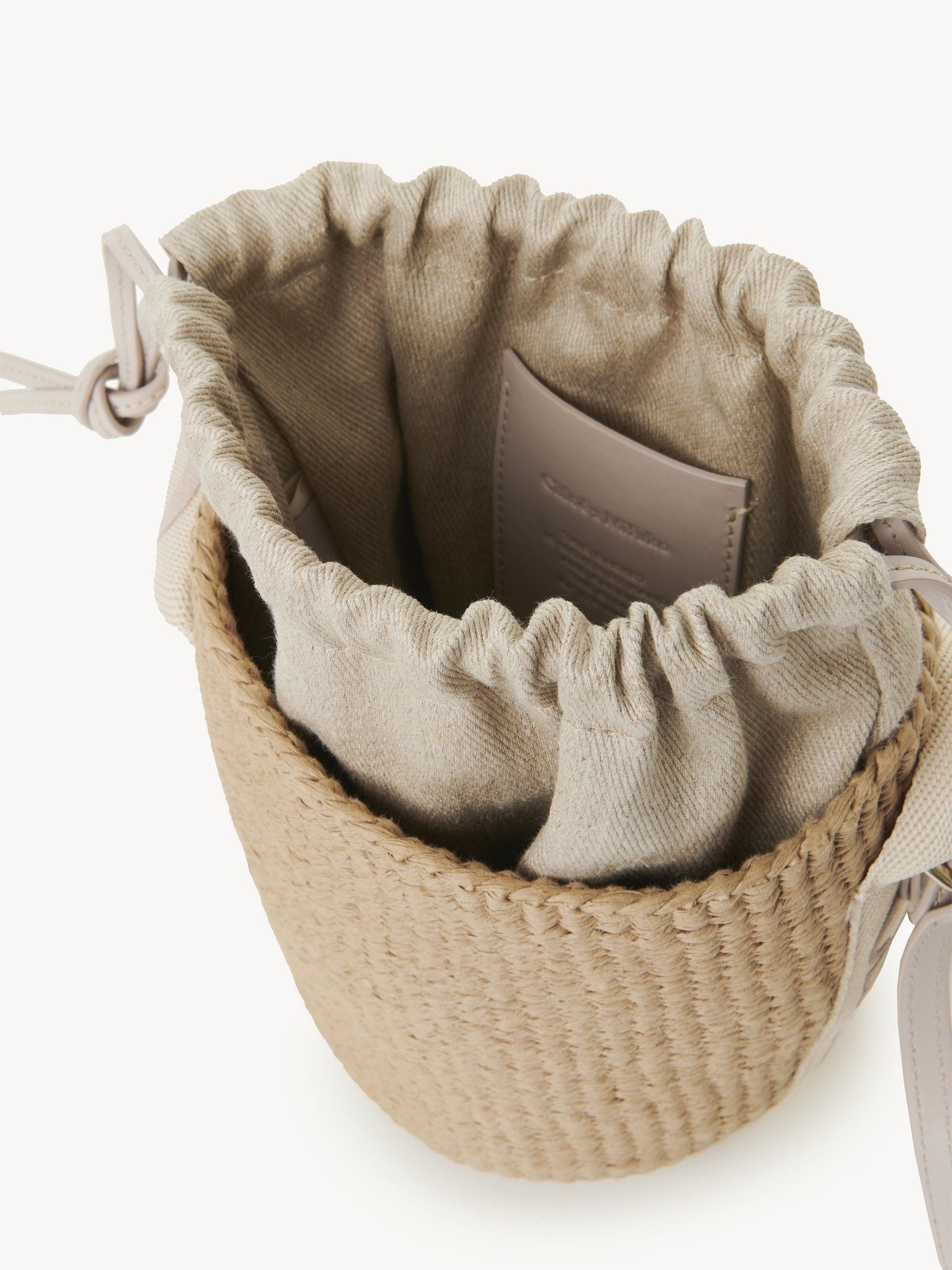 Chloe oc11z0525 Size: OS / Small Woody Bucket Bag in Beige Size ONE SIZE - 5 Thumbnail