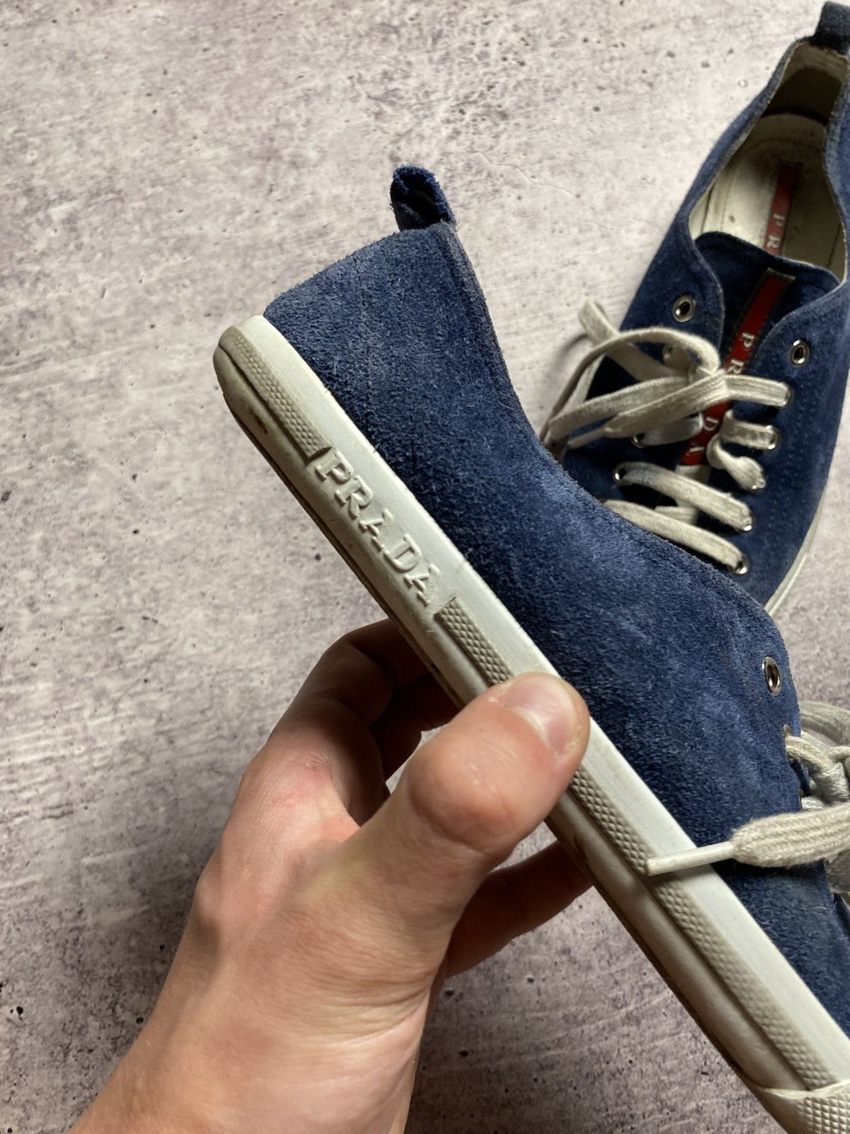 Prada Vintage Prada Red Tab Sneakers Size US 6.5 / EU 39-40 - 6 Thumbnail