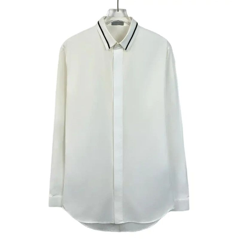 Dior Dior Women’s Classic White Cotton Shirt 0089 Size ONE SIZE - 1 Thumbnail