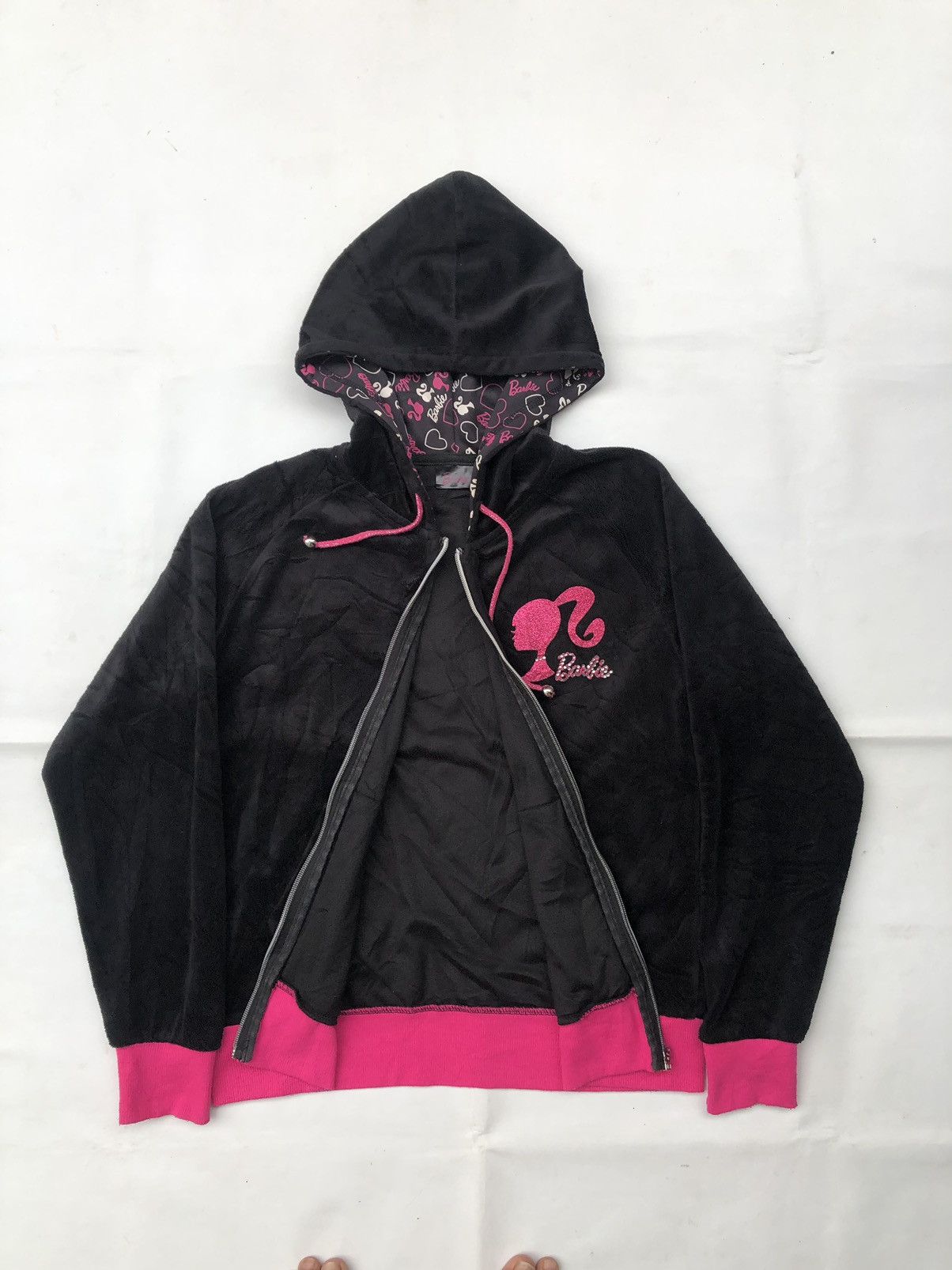 If Six Was Nine × Japanese Brand × Le Grande Bleu (L.G.B.) Japan Faux Fur Hoodie Zipper Barbie Ifsix LGB Style Size M / US 6-8 / IT 42-44 - 2 Thumbnail