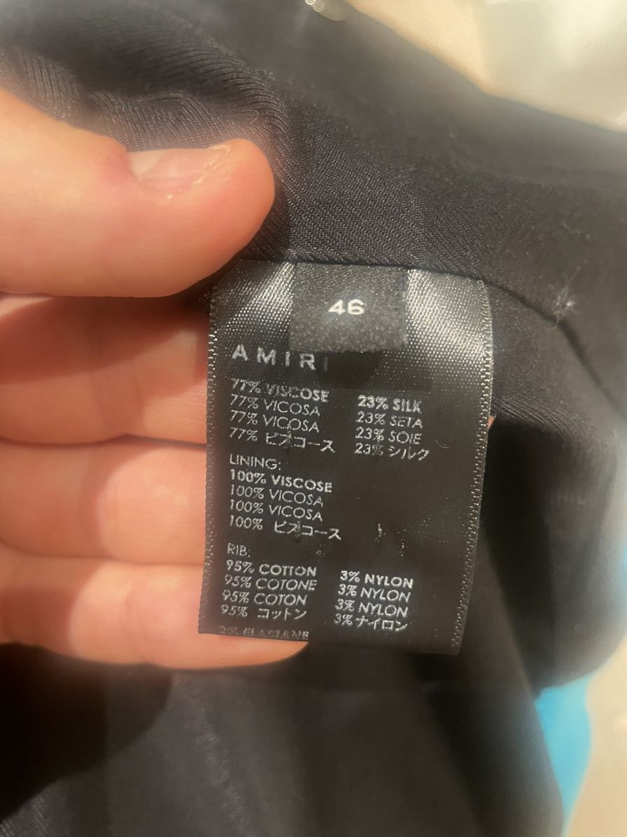 Amiri Amiri Blue Print Rare Bomber Jacket Size US S / EU 44-46 / 1 - 7 Thumbnail