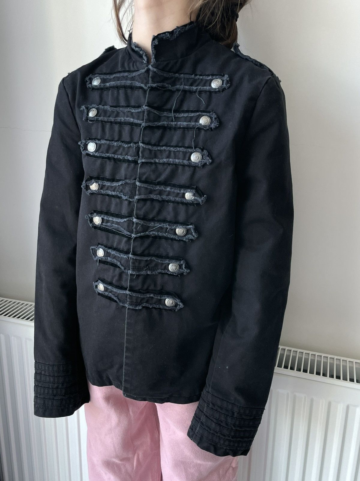 Japanese Brand Avant Garde 00’s Napoleon Blazer Jacket Y2K Dark Blue RARE Size M / US 6-8 / IT 42-44 - 1 Thumbnail