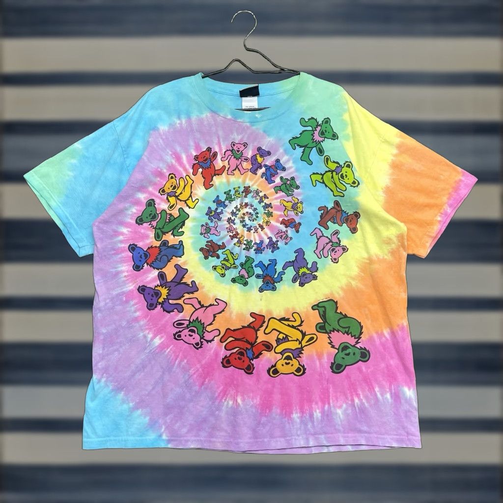 Liquid Blue VINTAGE Grateful Dead Shirt Mens XL Liquid Blue Tie Dye Dancing Bear Spiral Size US XL / EU 56 / 4 - 1 Thumbnail