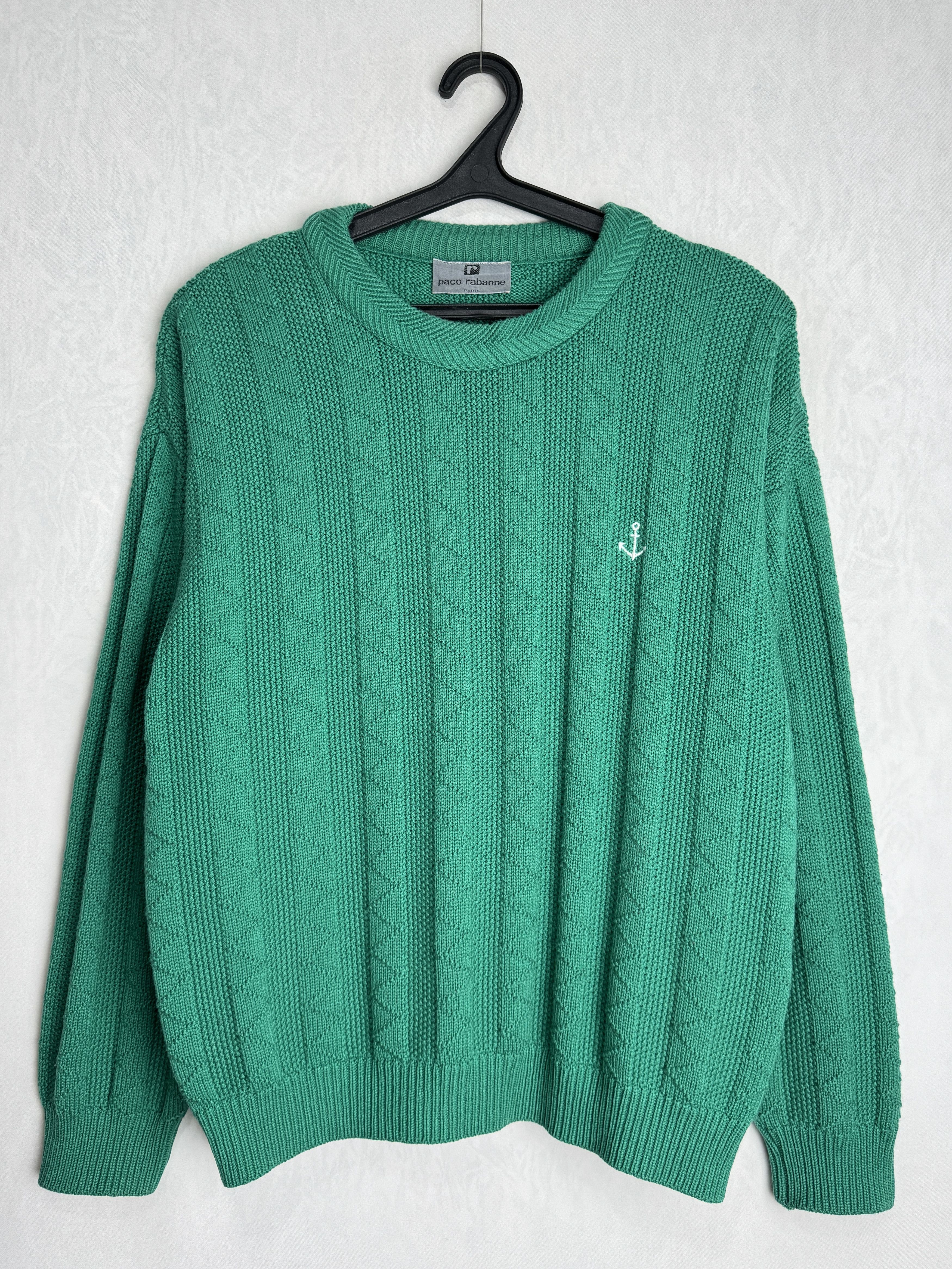 PACO RABANNE vintage unisex knit sweater