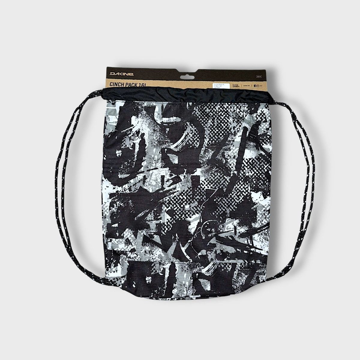 Dakine DaKine Unisex Black White Street Art Cinch 16 L Pack Size ONE SIZE - 5 Thumbnail