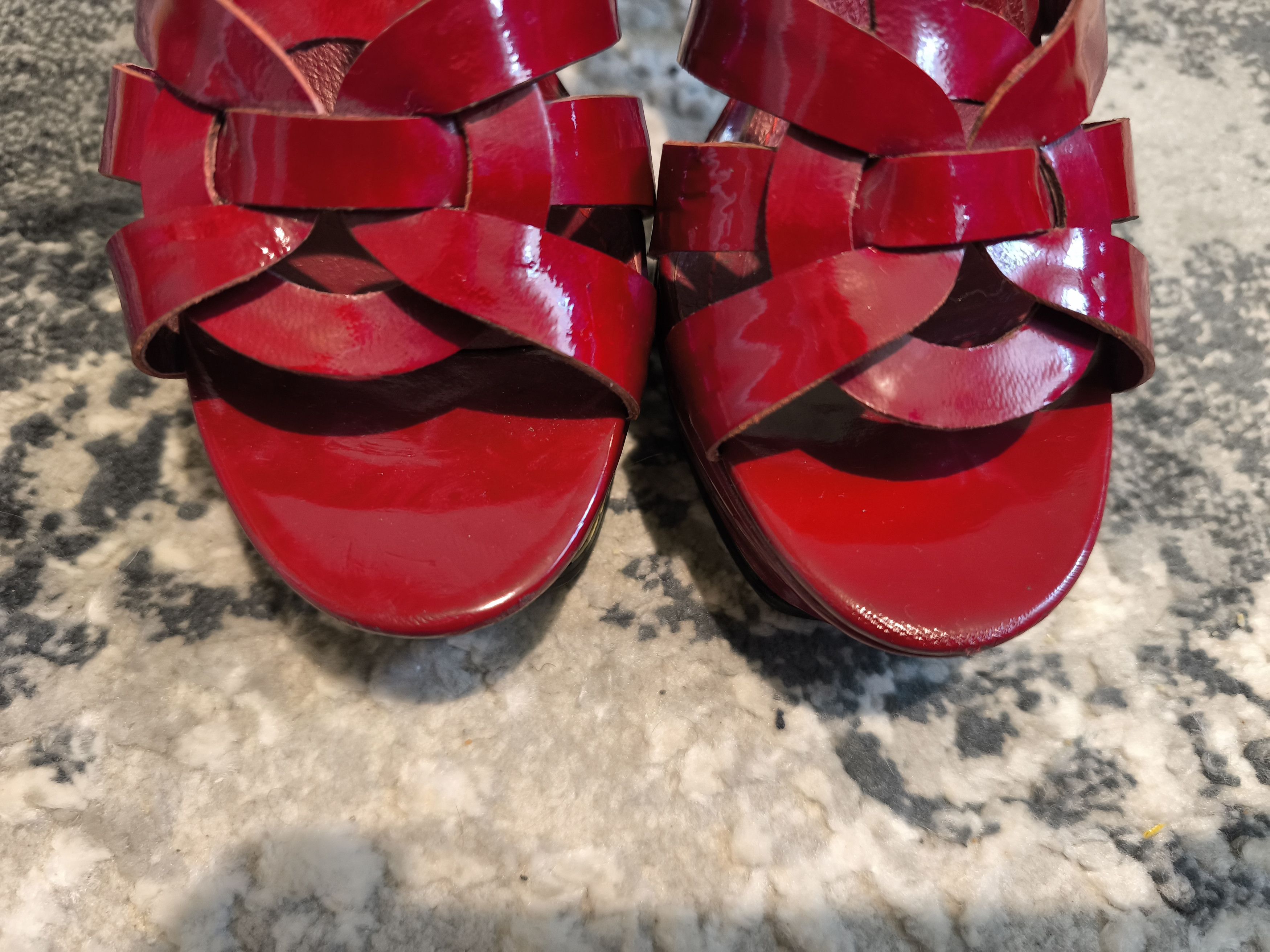 Yves Saint Laurent YSL Tribute high heel 100 leather made in italy Size US 8 / IT 38 - 17 Thumbnail