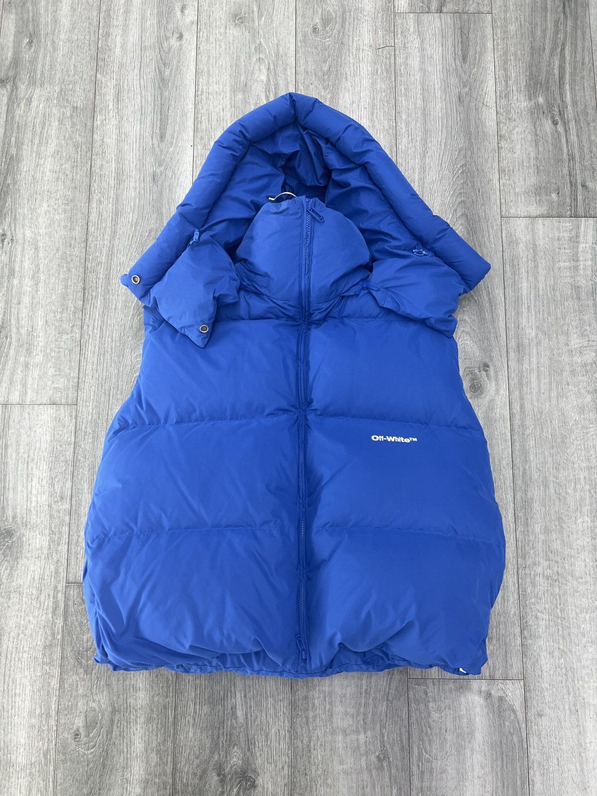 Off-White Off-White Bounce down-feather hooded jacket Size US M / EU 48-50 / 2 - 1 Thumbnail