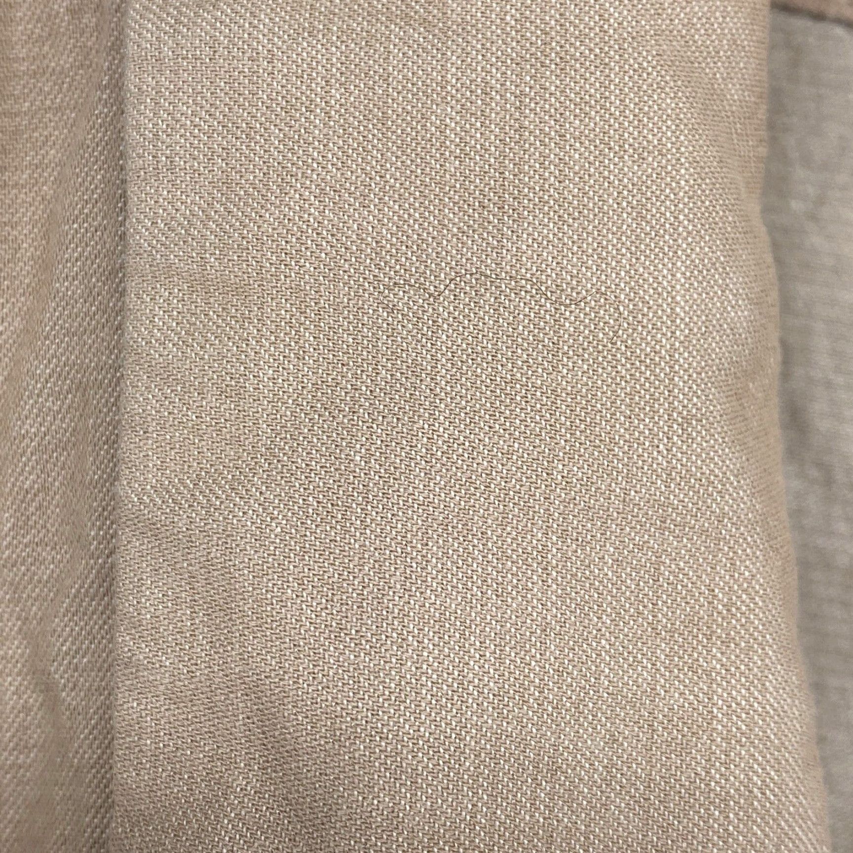 EILEEN FISHER Blazer L Organic Cotton Metallic Snap Front Jacket Beige Shirt