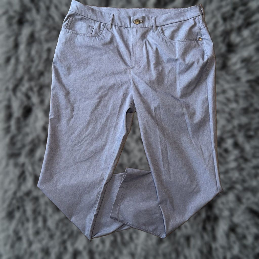 Vintage Public Rec Workday Chino Pants Mens 36x30 Slim Straight Blue Stretch Size US 36 / EU 52 - 1 Thumbnail